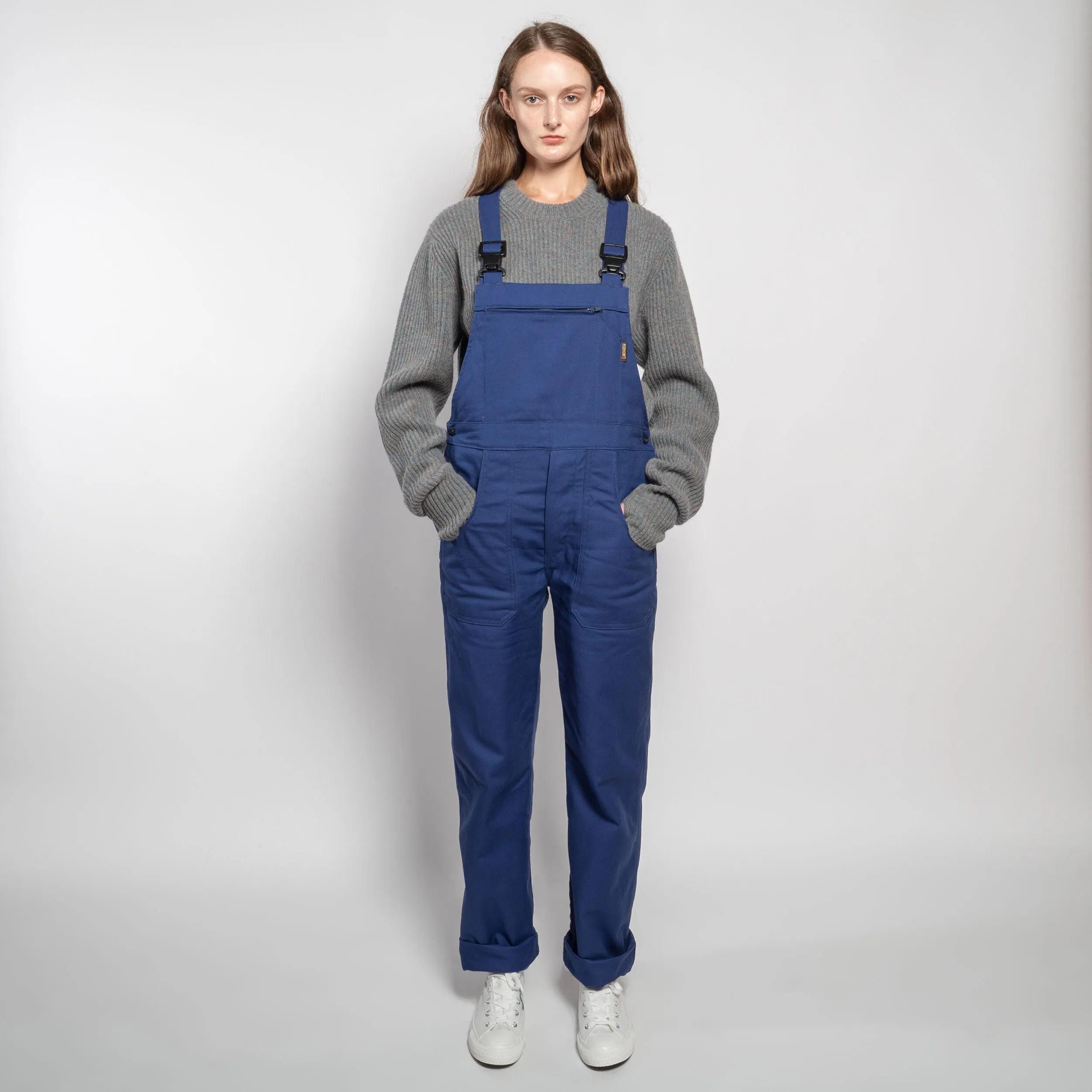 Le Laboureur French Cotton Overalls in Navy sold by Gardenheir
