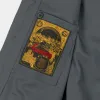 Le Laboureur French Cotton Work Jacket in Grey sold by Gardenheir