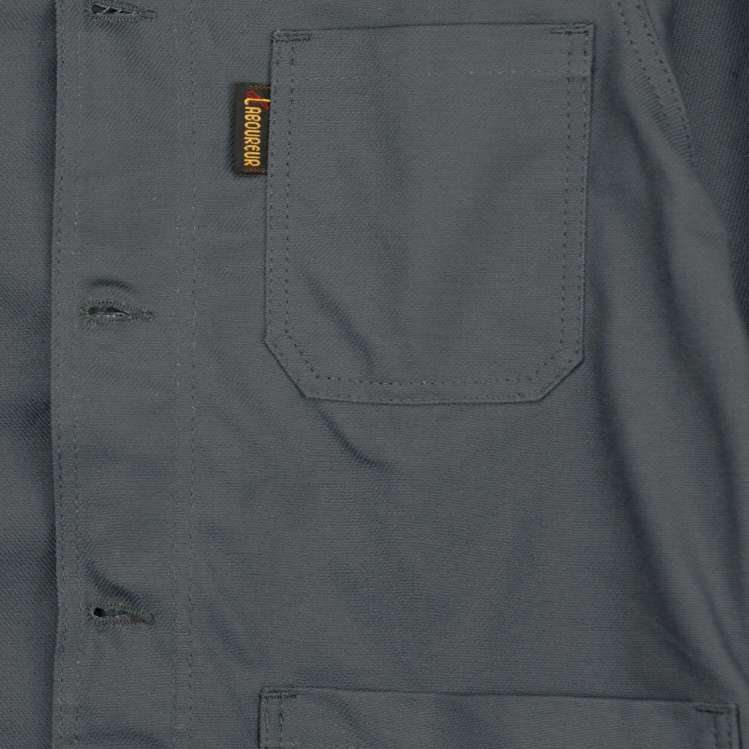 Le Laboureur French Cotton Work Jacket in Grey sold by Gardenheir product image thumbnail 2
