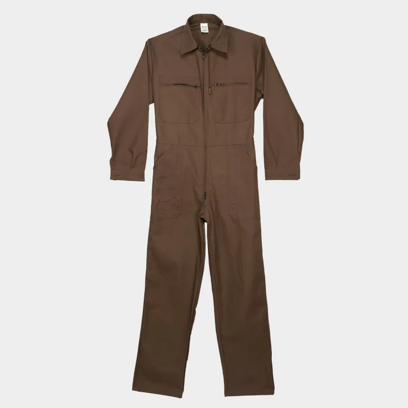 Le Laboureur for Gardenheir French Cotton Coveralls in Brown sold by Gardenheir