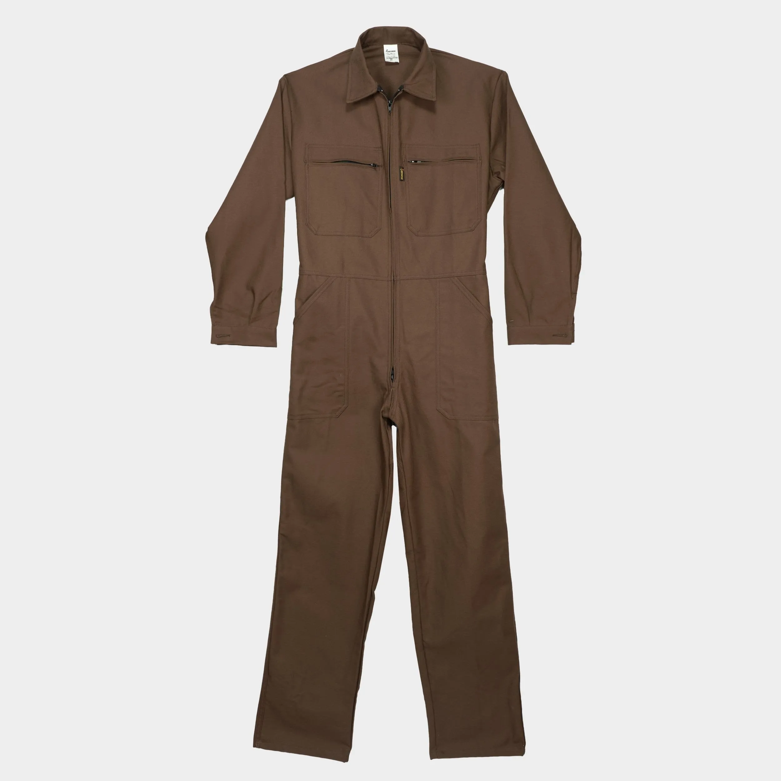 Le Laboureur for Gardenheir French Cotton Coveralls in Brown sold by Gardenheir