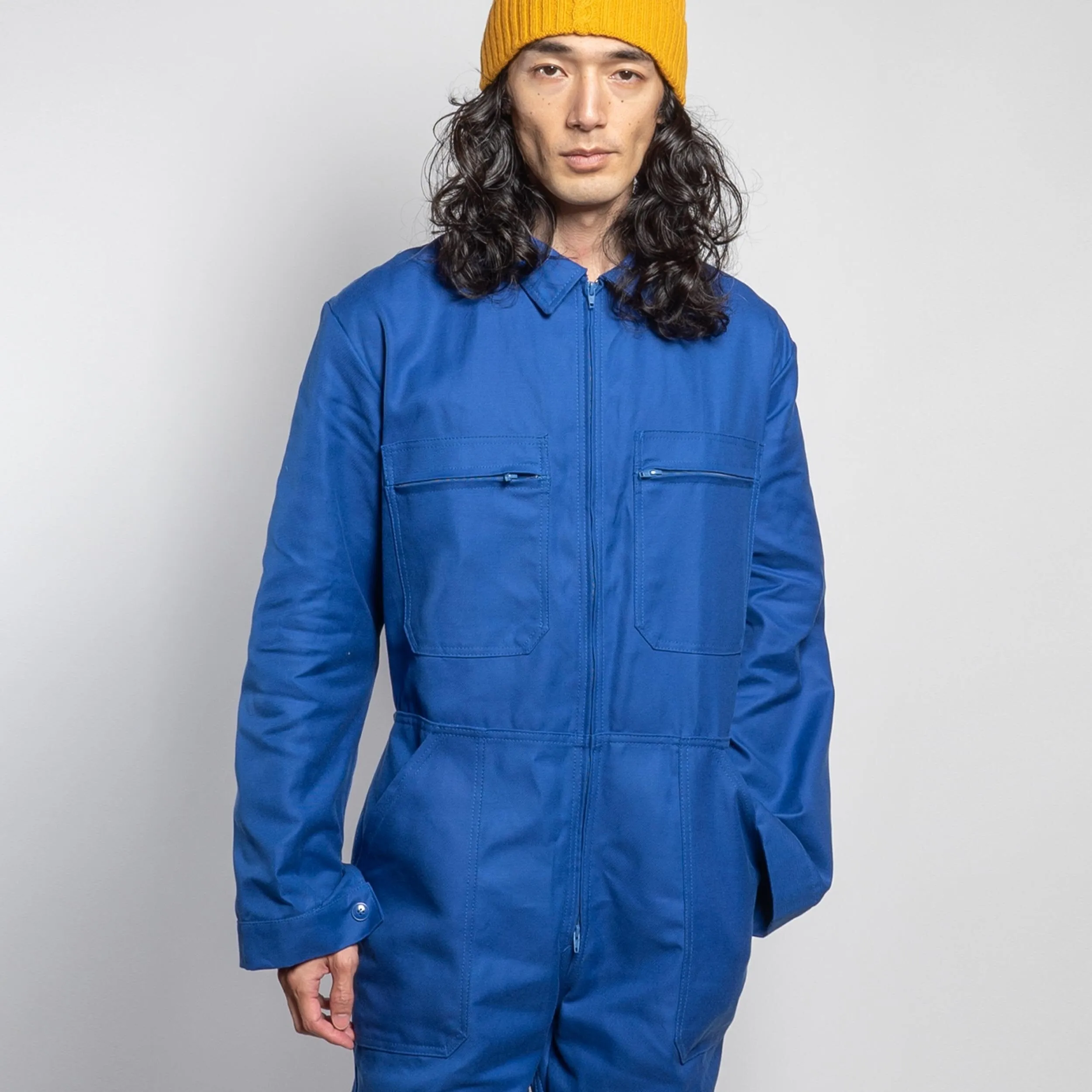 Le Laboureur French Cotton Coveralls in French Blue sold by Gardenheir product image thumbnail 5
