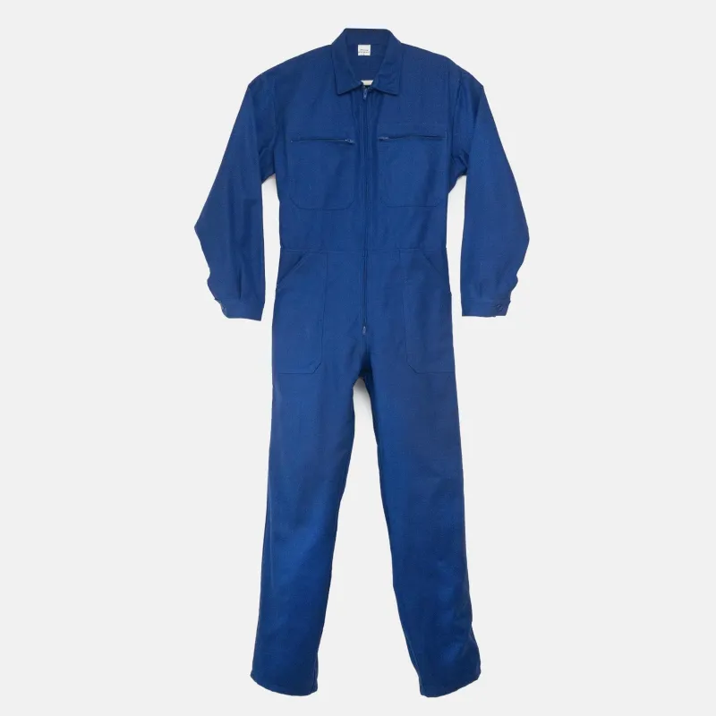 Le Laboureur French Cotton Coveralls in French Blue sold by Gardenheir