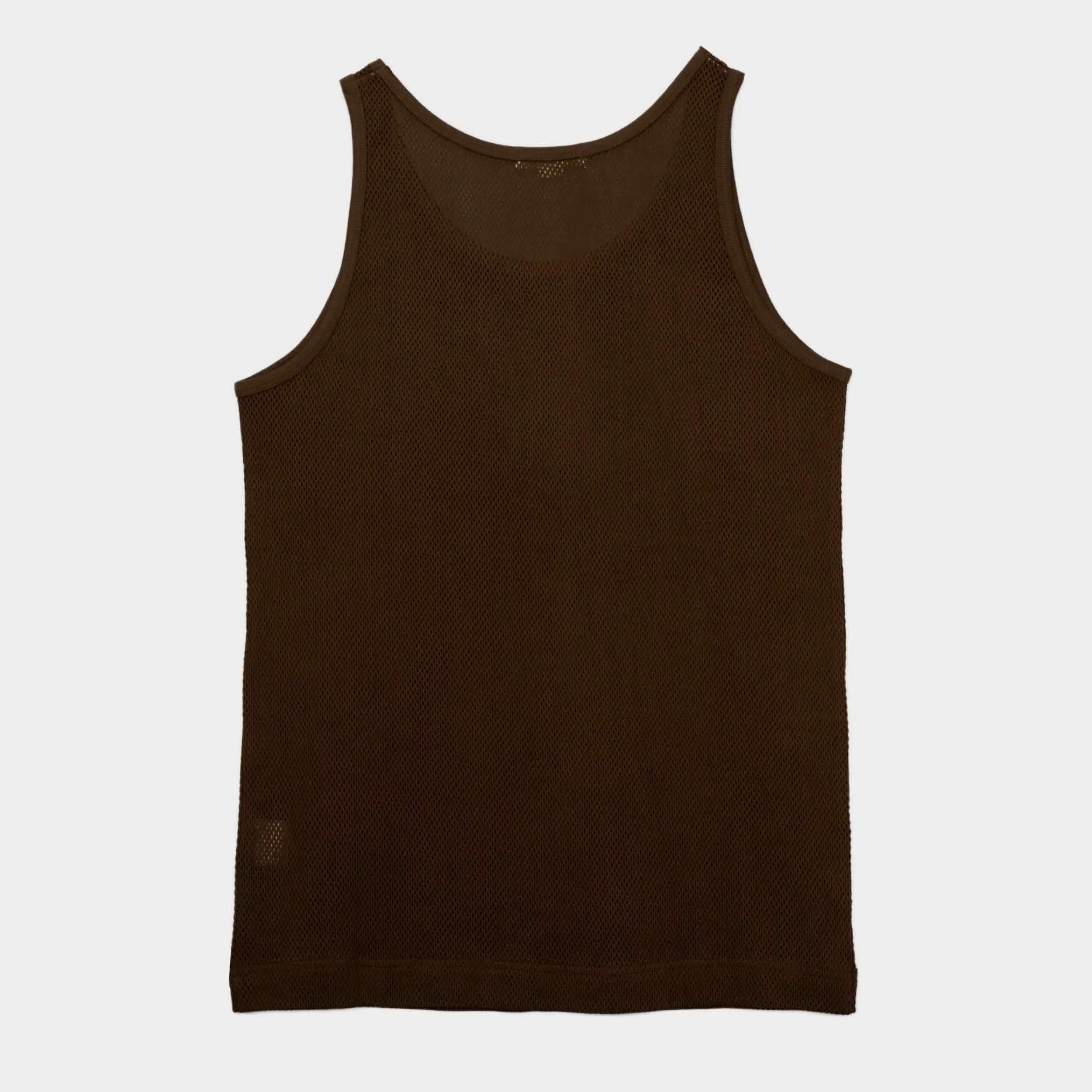 Cotton Mesh Tank Top in Walnut sold by Gardenheir product image thumbnail 2