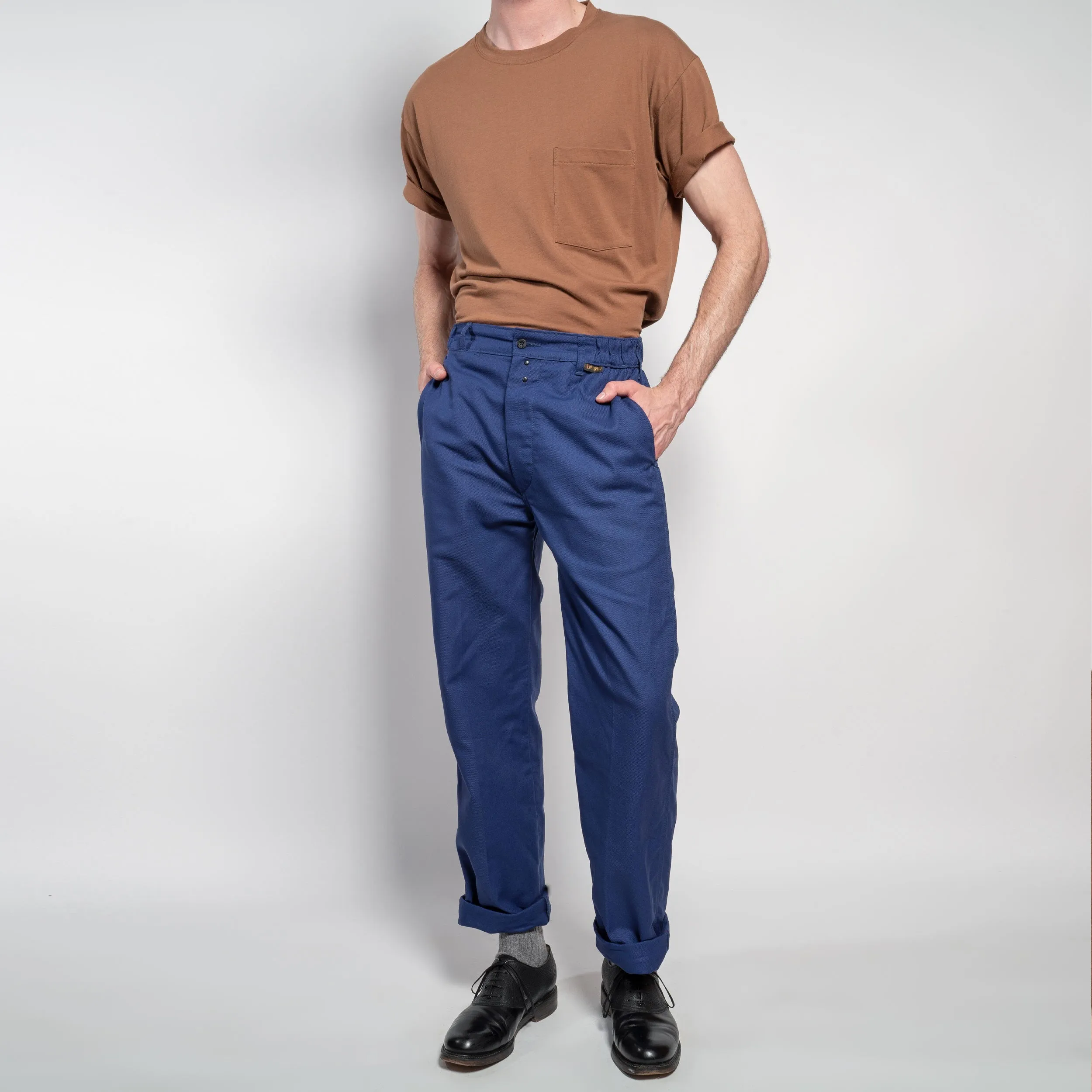 Le Laboureur French Cotton Work Pant in Navy sold by Gardenheir product image thumbnail 4