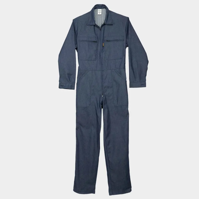 Le Laboureur for Gardenheir Denim Coveralls in Dark Denim sold by Gardenheir