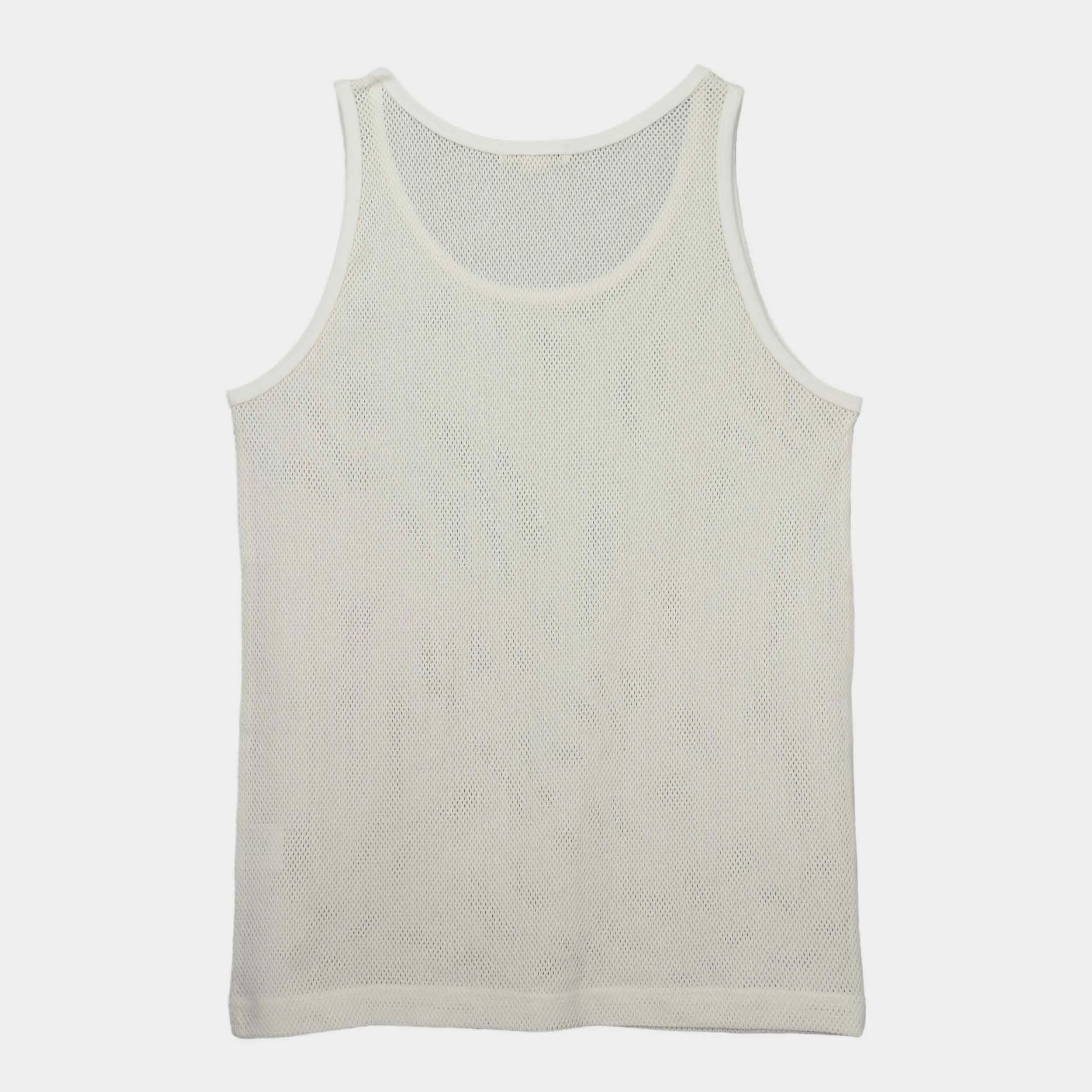 Cotton Mesh Tank Top in Alabaster sold by Gardenheir product image thumbnail 2