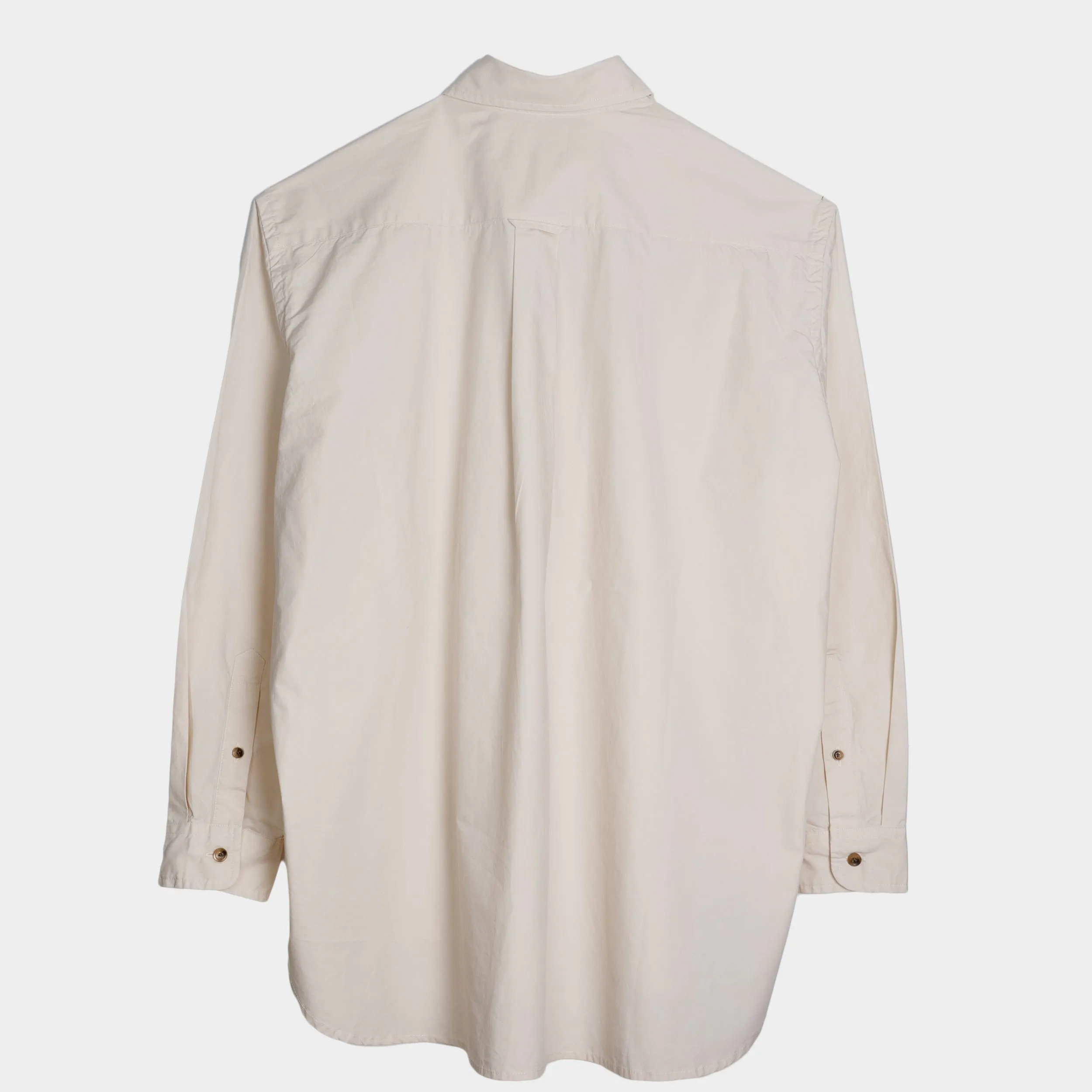 Japanese Typewriter Cotton Gardening Chemise in Porcelain sold by Gardenheir product image thumbnail 2