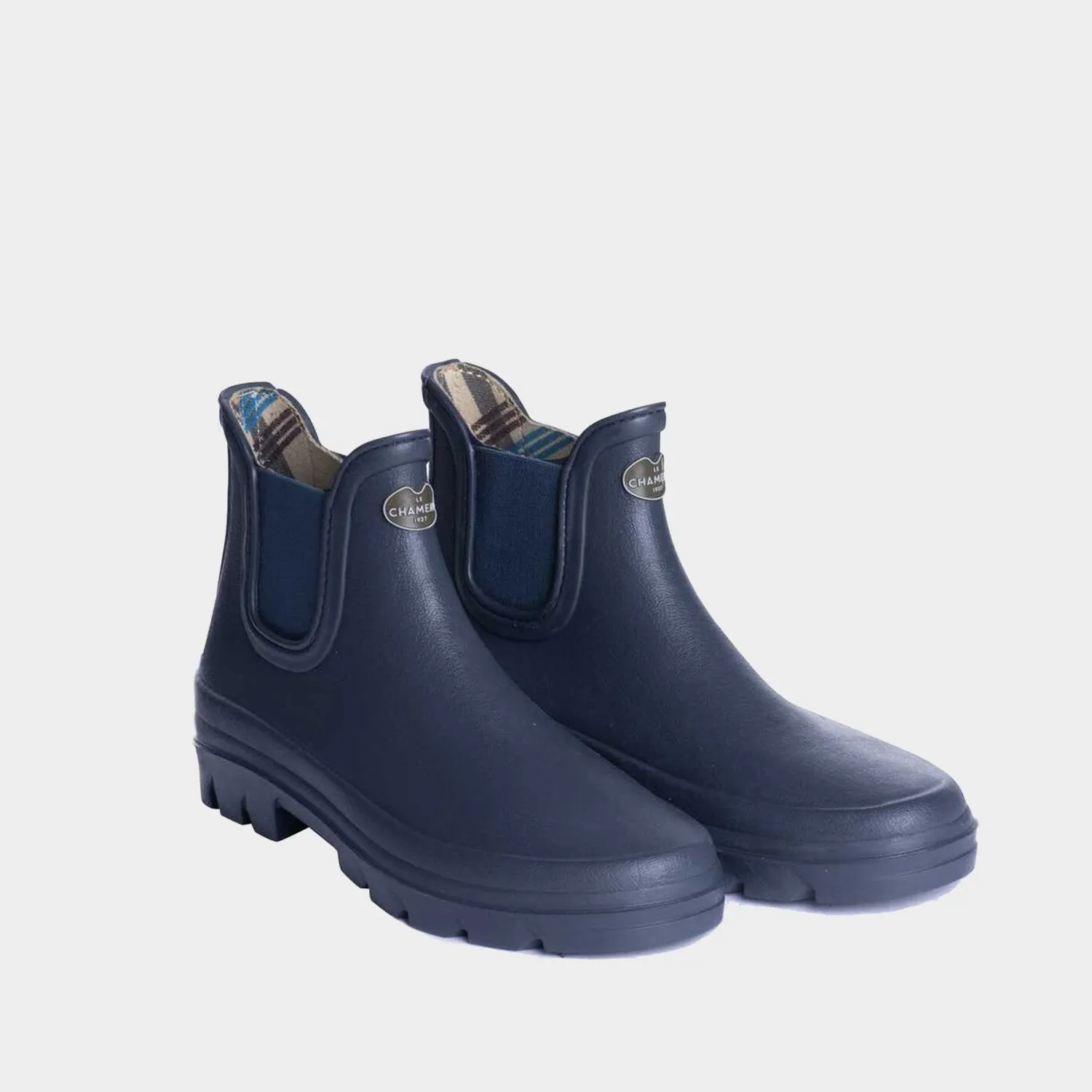 Le Chameau WOMEN'S Iris Chelsea boot in Bleu FONCÉ sold by Gardenheir