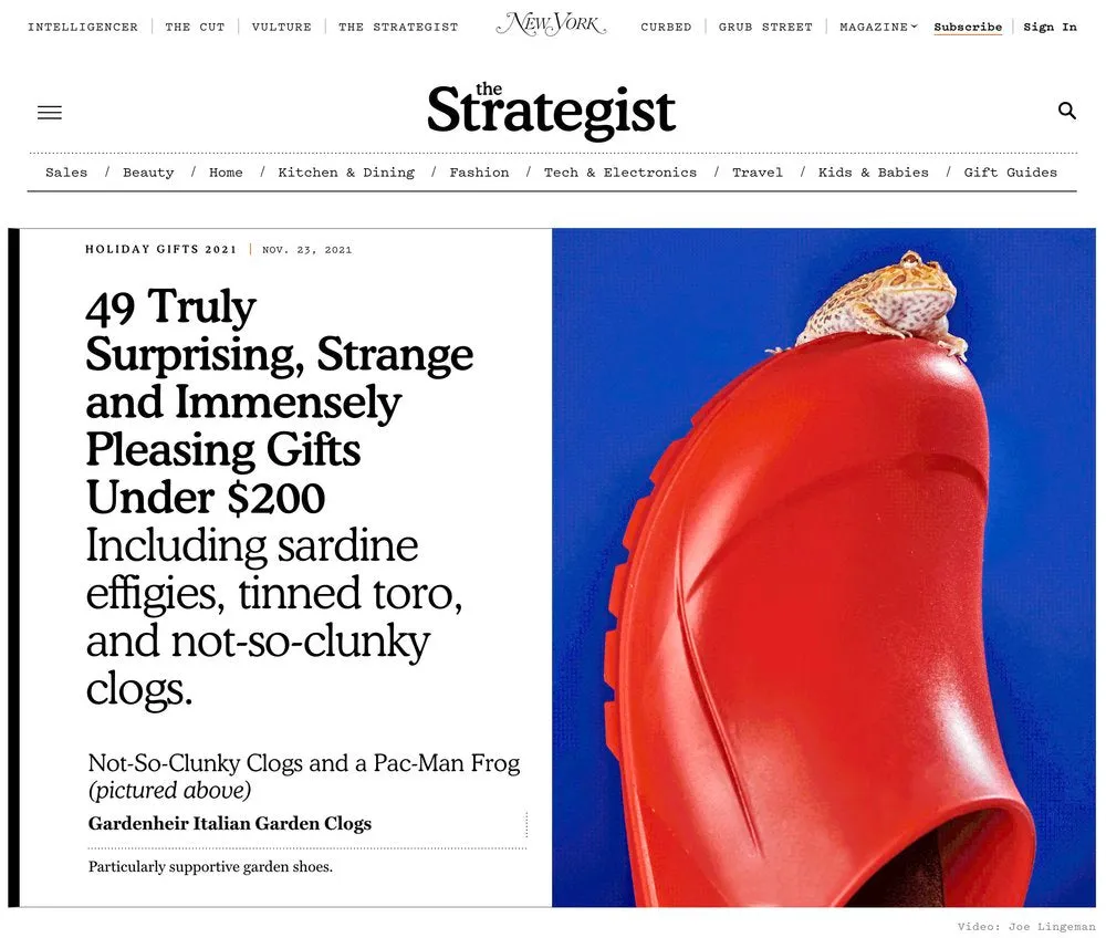 Italian Garden Clogs in Red sold by Gardenheir product image thumbnail 4