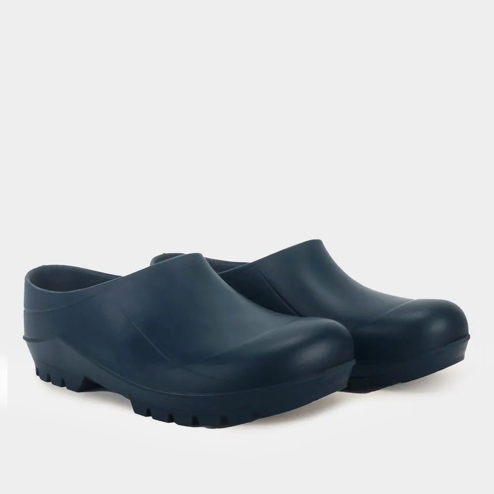 Italian Garden Clogs in Navy Blue sold by Gardenheir