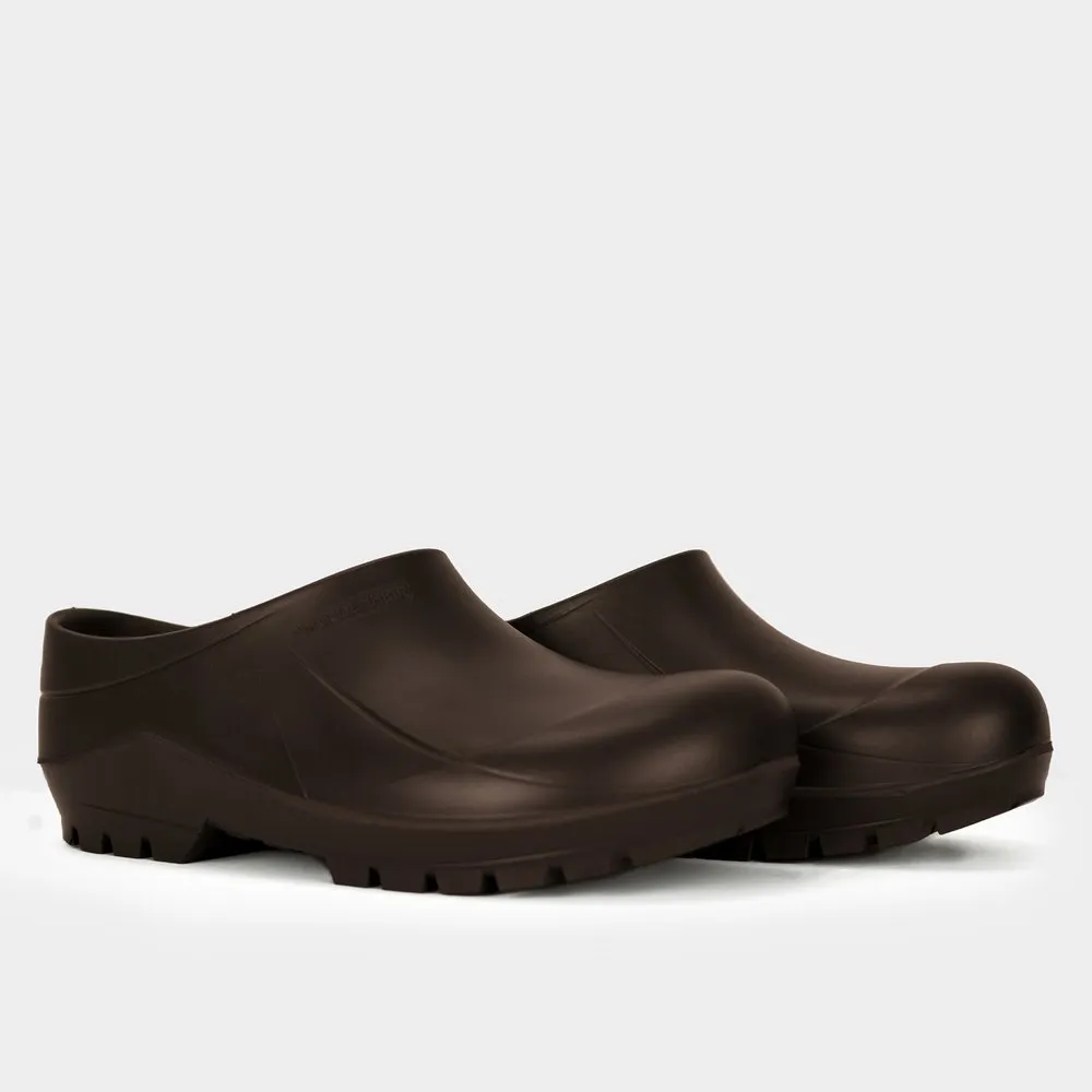 Italian Garden Clogs in Brown sold by Gardenheir