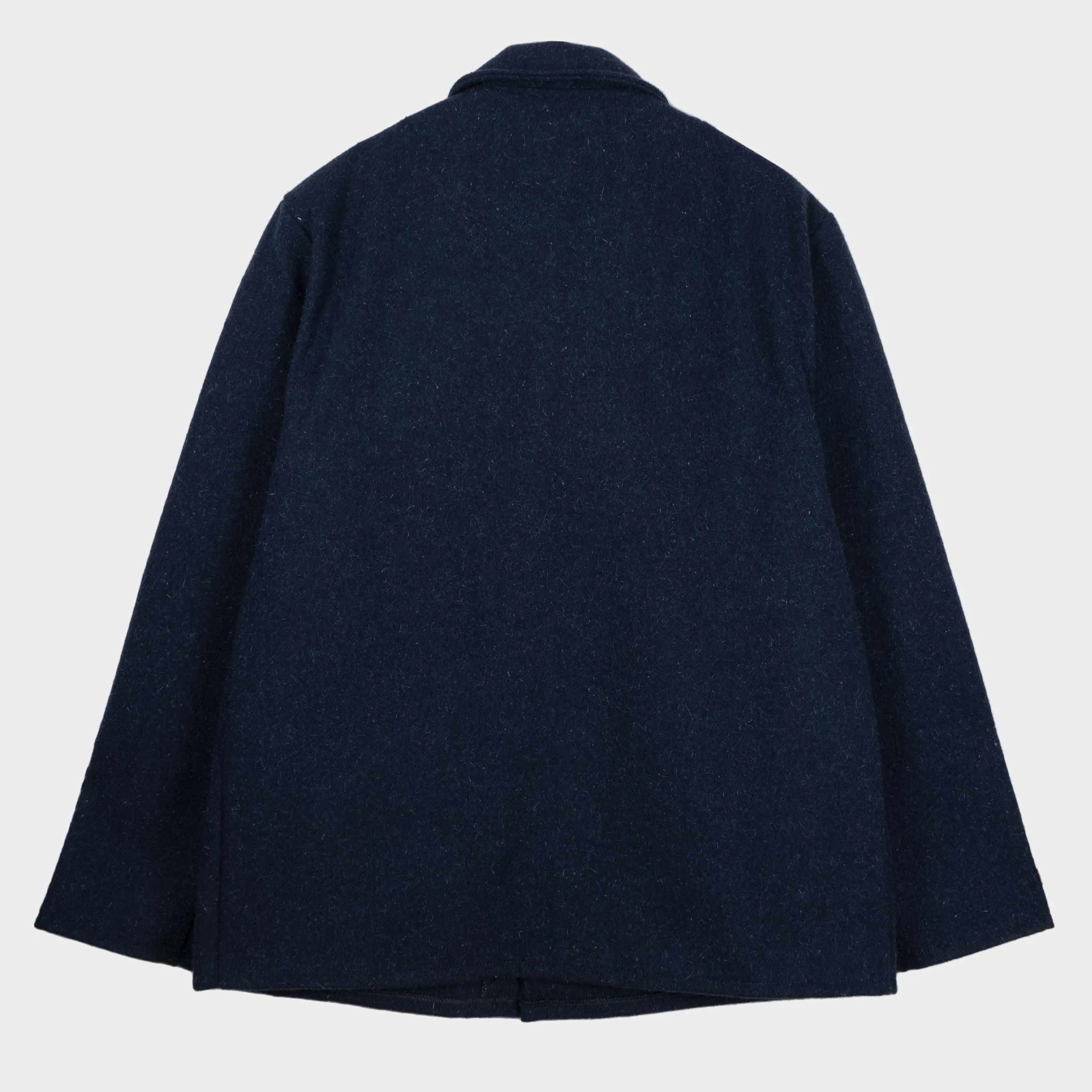 Le Laboureur French Wool Field Coat in Navy Blue sold by Gardenheir product image thumbnail 2