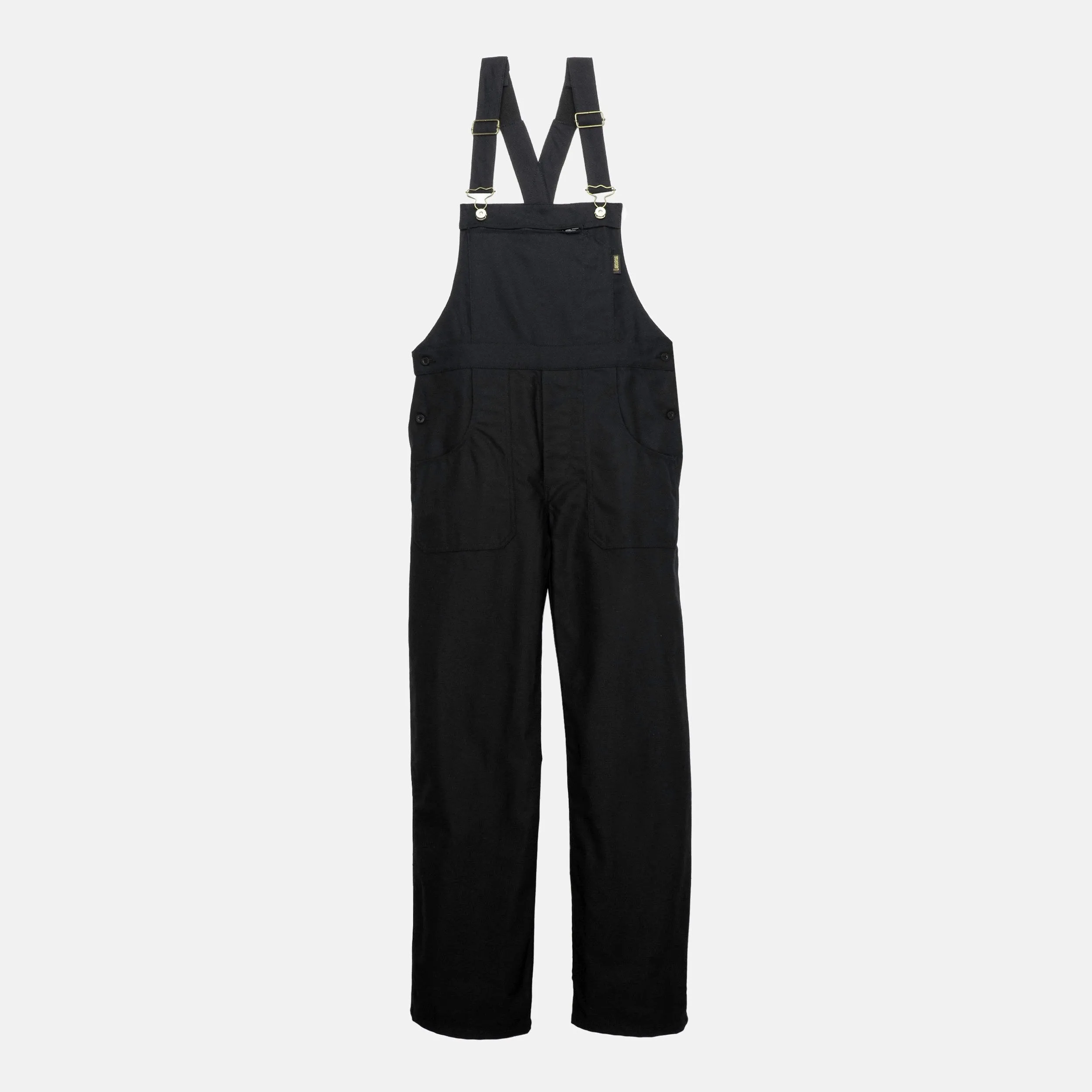 Le Laboureur for Gardenheir Black Overalls in French Denim sold by Gardenheir