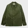 Le Laboureur X Gardenheir Fine Corduroy Work Jacket in Evergreen sold by Gardenheir