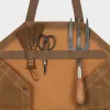 Gardenheir Waxed Canvas Origami Harvesting Trug/Tote in British Tan sold by Gardenheir