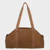 Gardenheir Waxed Canvas Origami Harvesting Trug/Tote in British Tan sold by Gardenheir