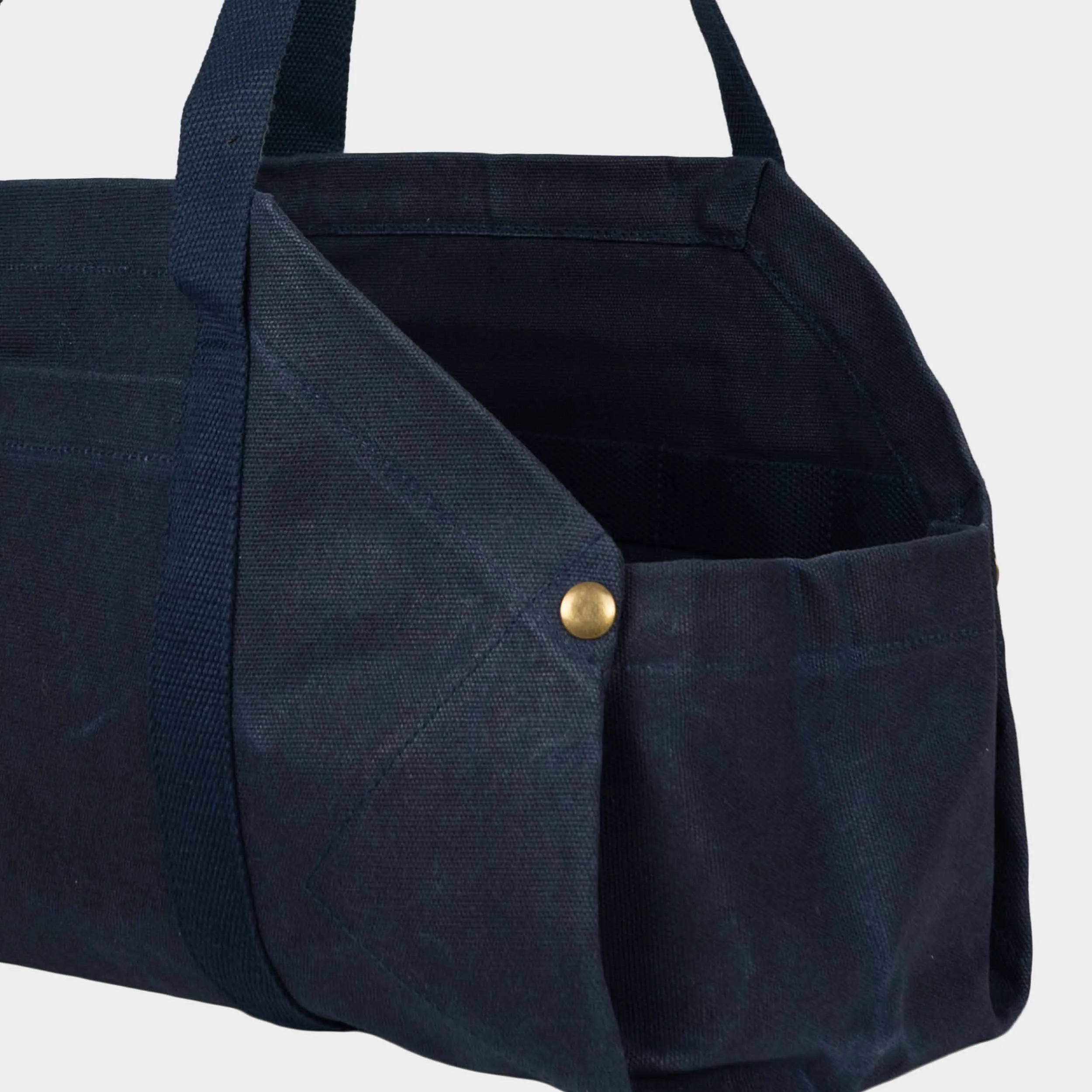 Gardenheir Waxed Canvas Origami Harvesting Trug/Tote in Navy sold by Gardenheir product image thumbnail 2