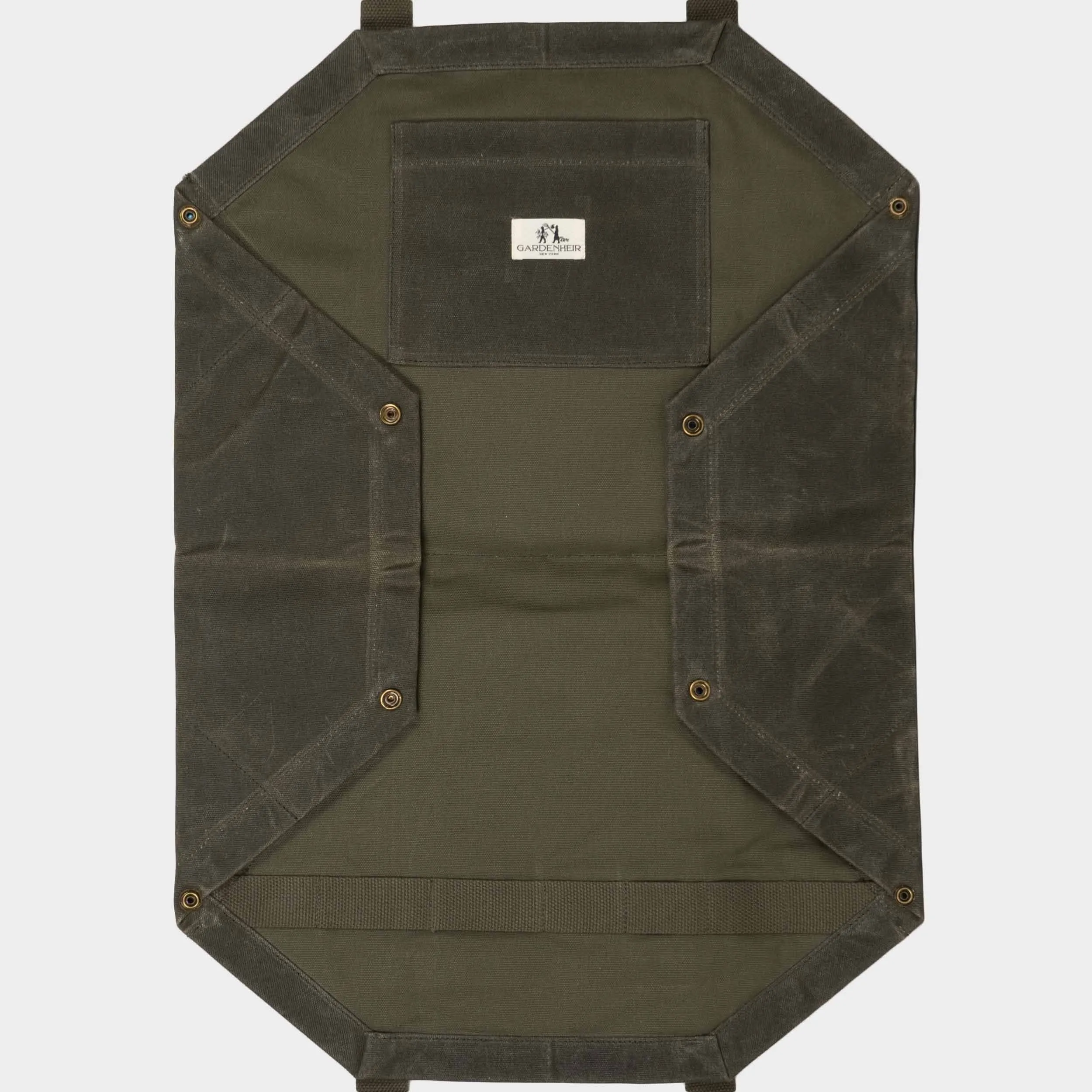 Gardenheir Waxed Canvas Origami Harvesting Trug/Tote in Olive sold by Gardenheir product image thumbnail 4