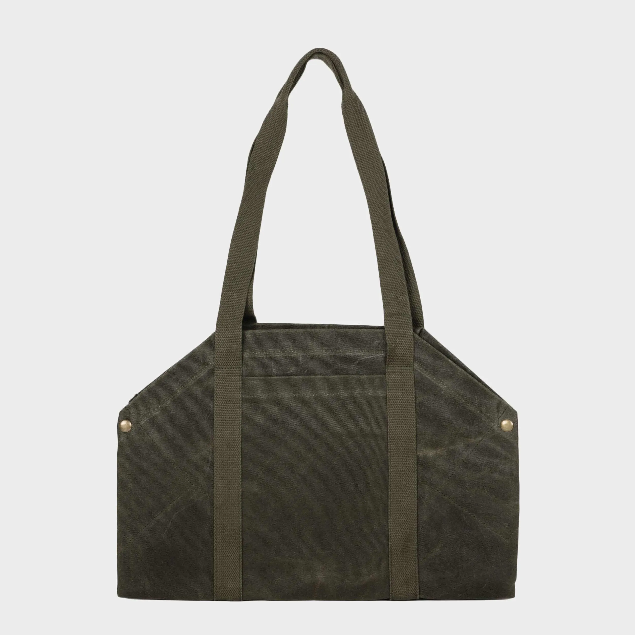 Gardenheir Waxed Canvas Origami Harvesting Trug/Tote in Olive sold by Gardenheir product image thumbnail 3