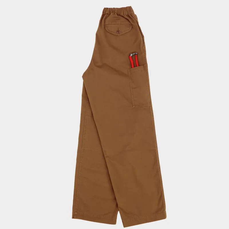 Washed Cotton Twill Easy Gardening Pant in British Tan sold by Gardenheir