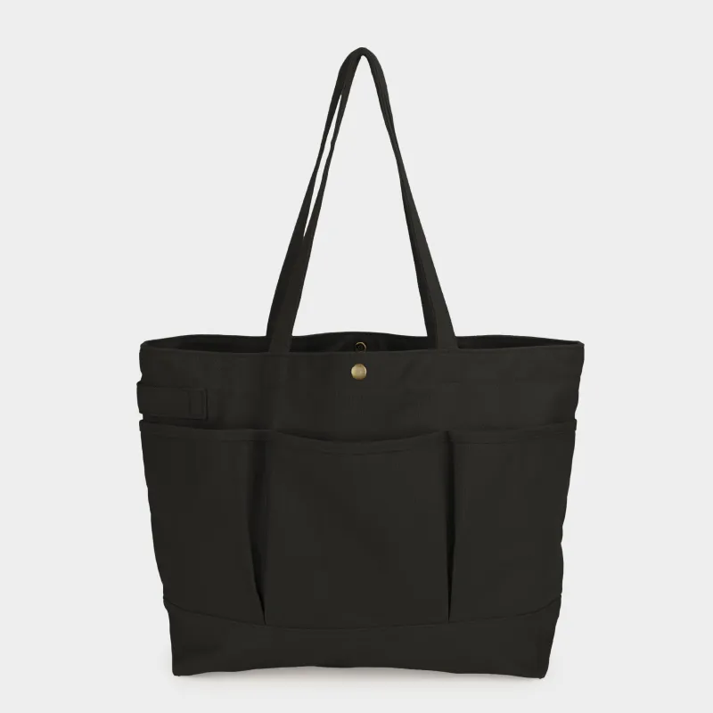 Gardenheir Cotton Canvas Tote Bag in Black sold by Gardenheir