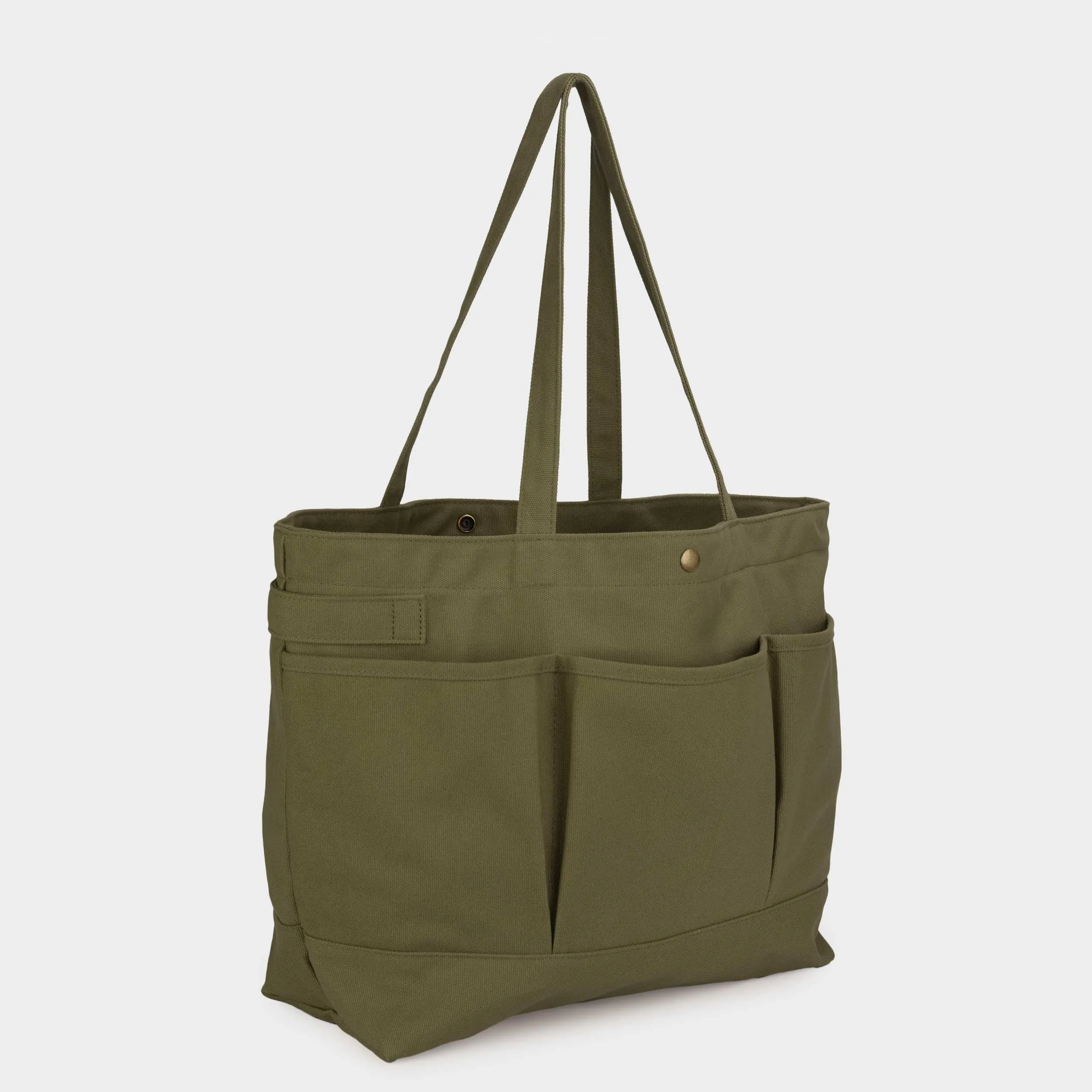 Gardenheir Cotton Canvas Tote Bag in Olive sold by Gardenheir product image thumbnail 3