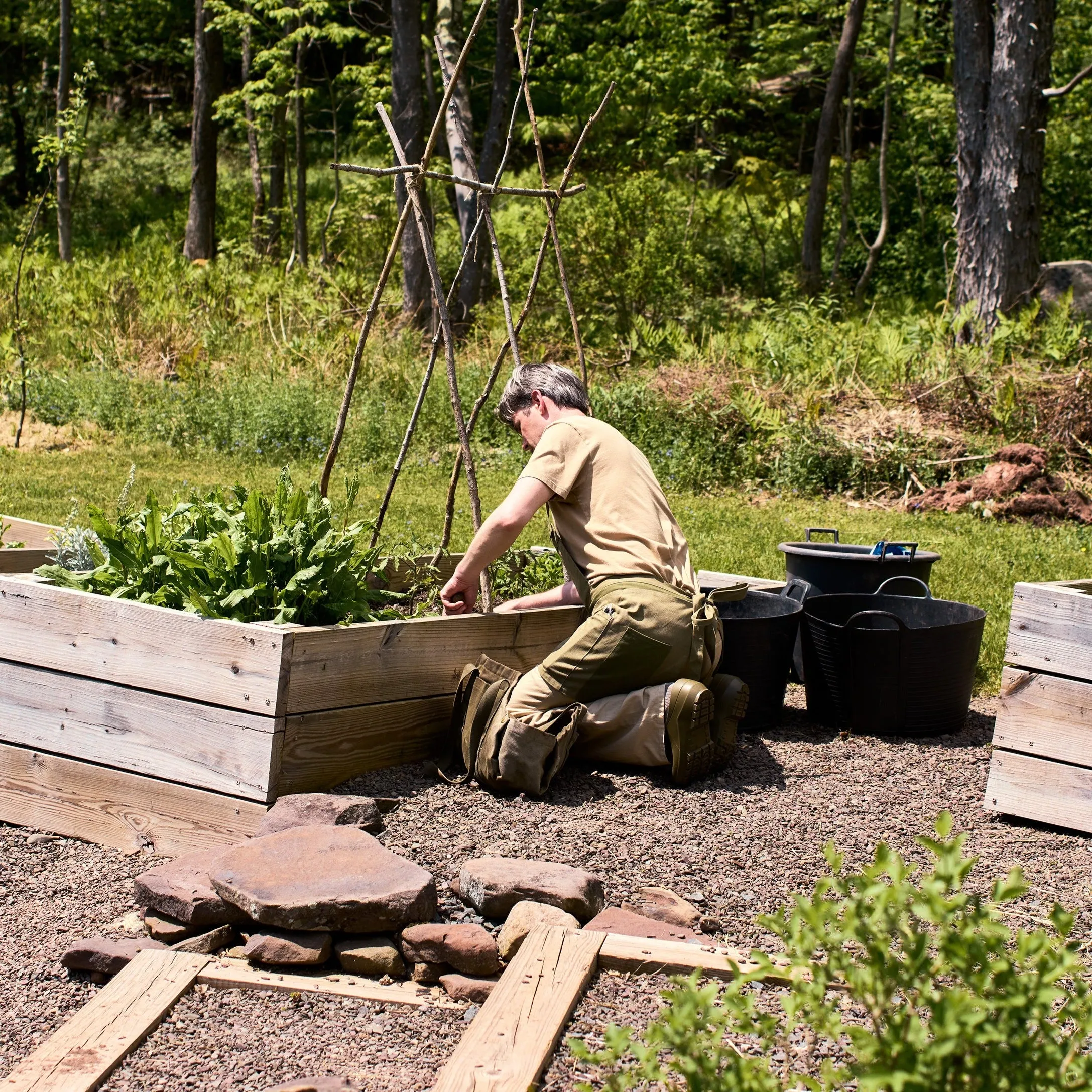 Gardenheir Cotton Canvas Tote Bag in Olive sold by Gardenheir product image thumbnail 4