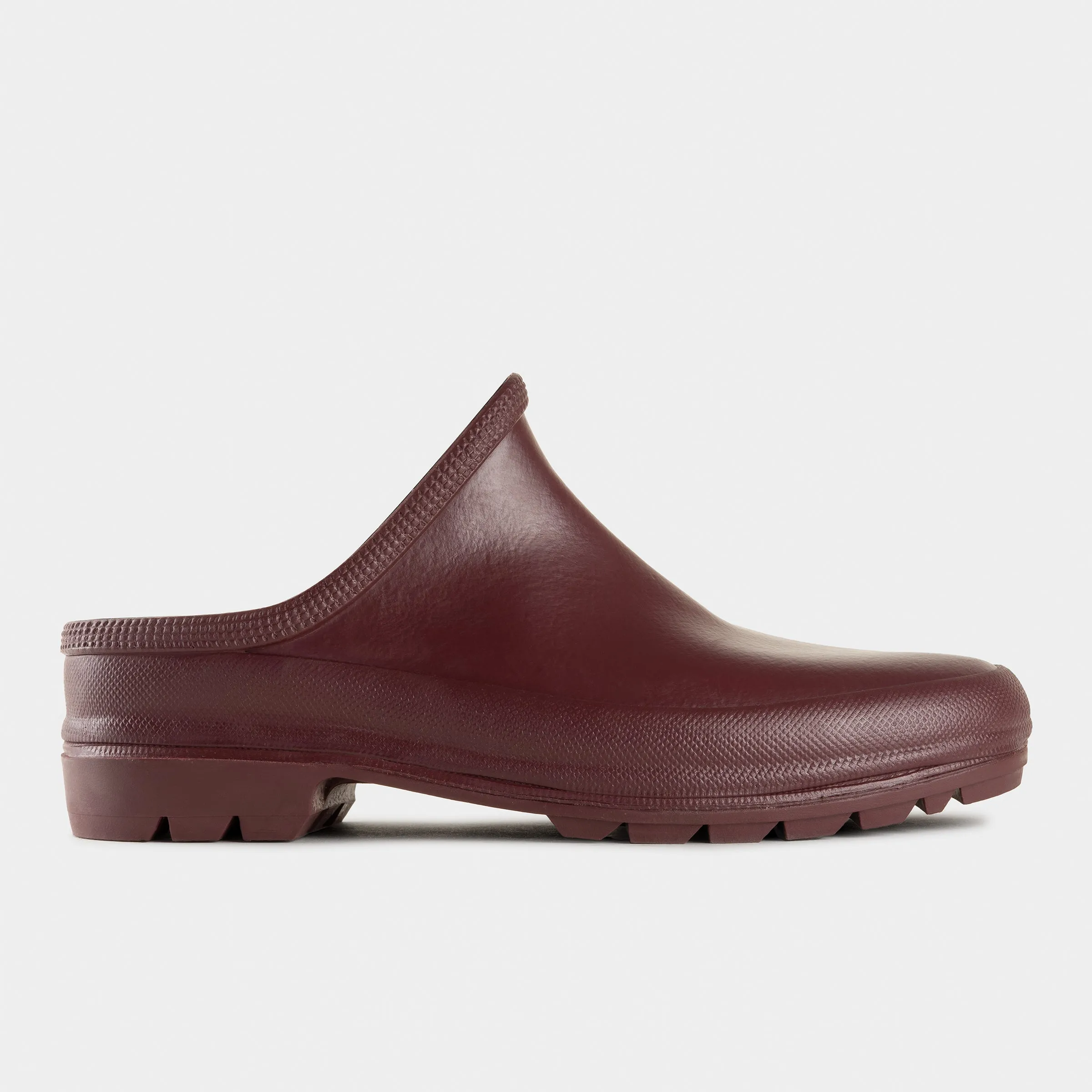 Easy Garden Clogs in Oxblood sold by Gardenheir