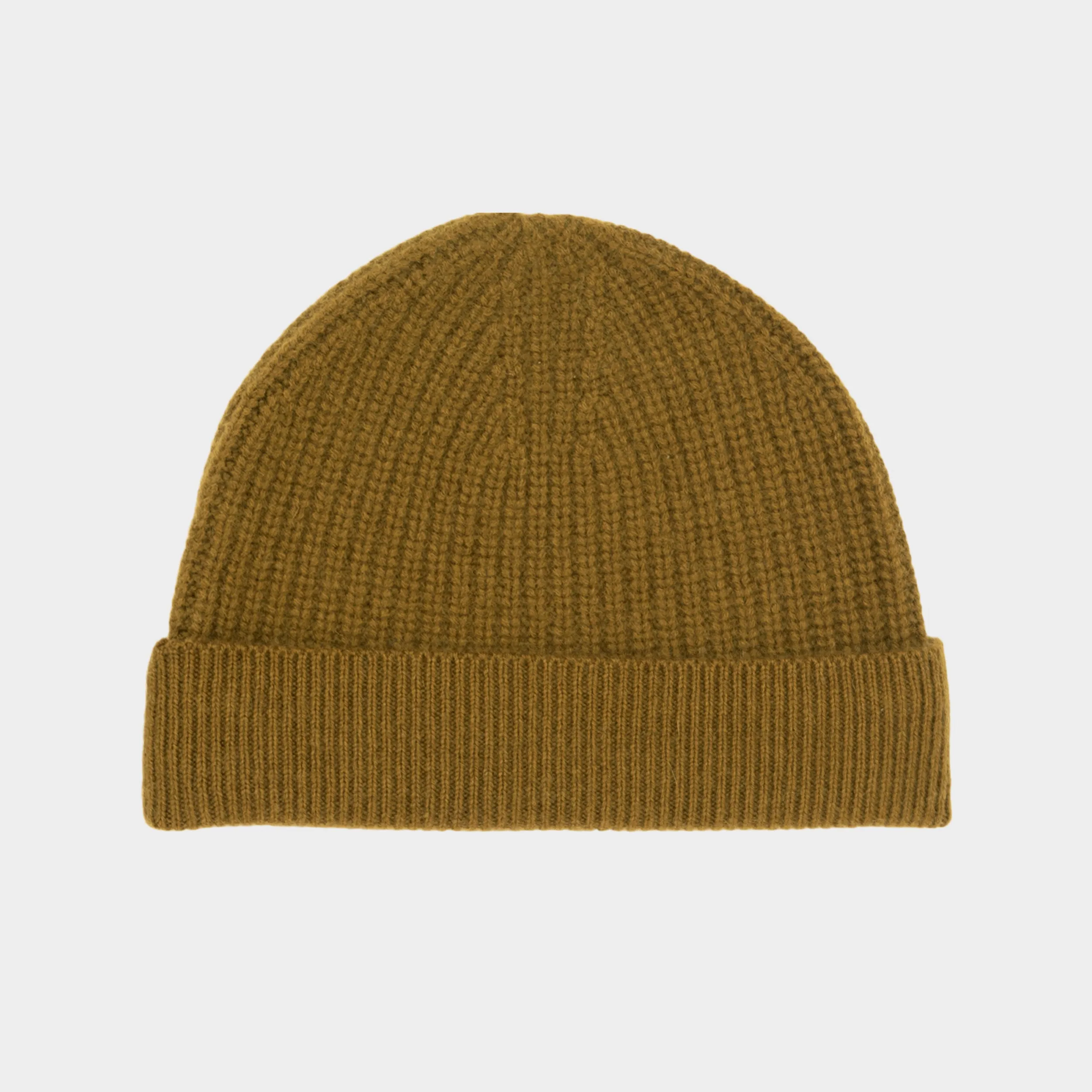 Himalayan Cashmere Fisherman Ribbed Beanie - Arboretum Palette sold by Gardenheir product image thumbnail 4