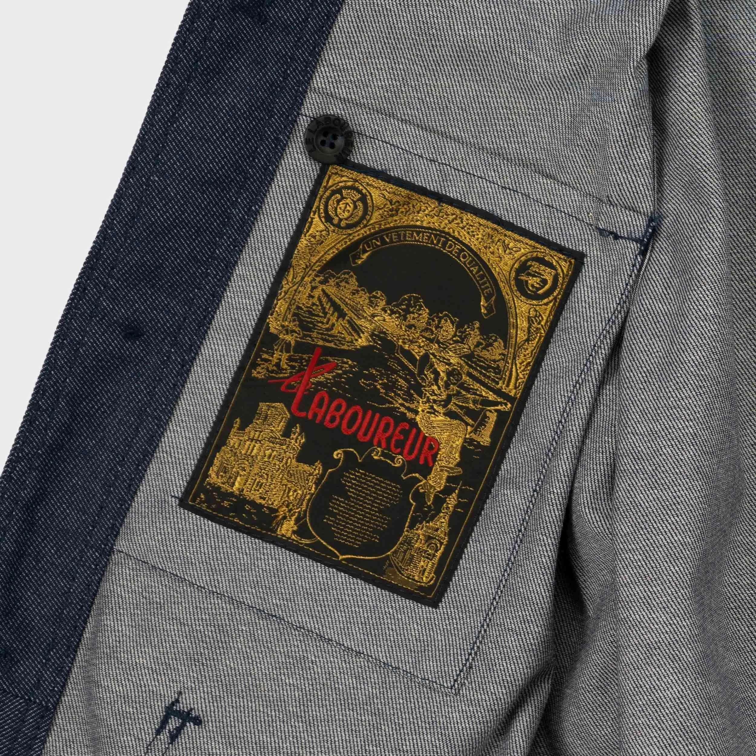 Le Laboureur for Gardenheir Denim Work Jacket in Dark Denim sold by Gardenheir product image thumbnail 3