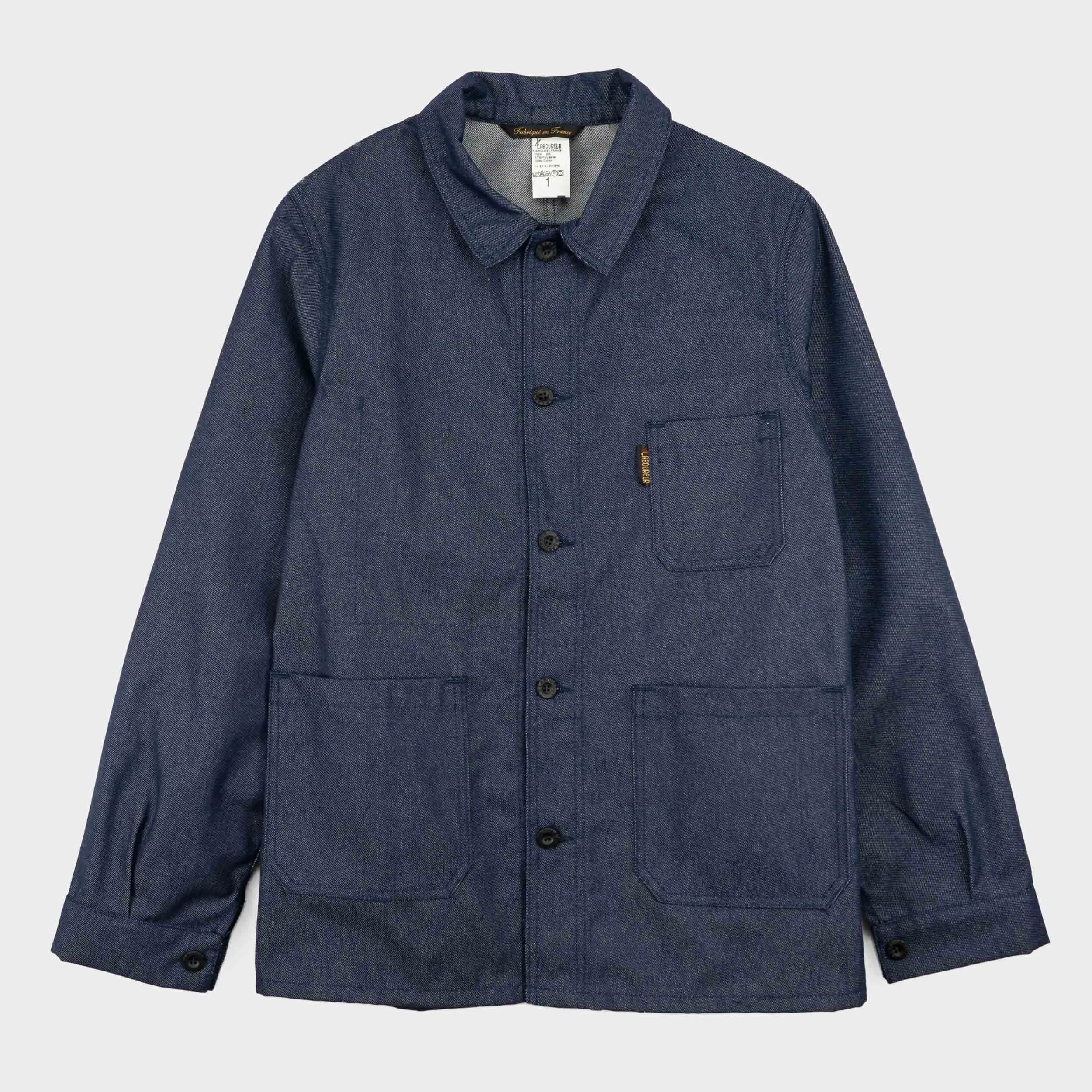 Le Laboureur for Gardenheir Denim Work Jacket in Dark Denim sold by Gardenheir