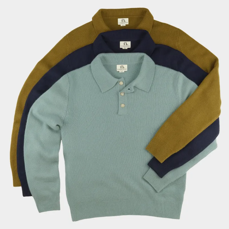 Himalayan Cashmere Rugby Sweater sold by Gardenheir