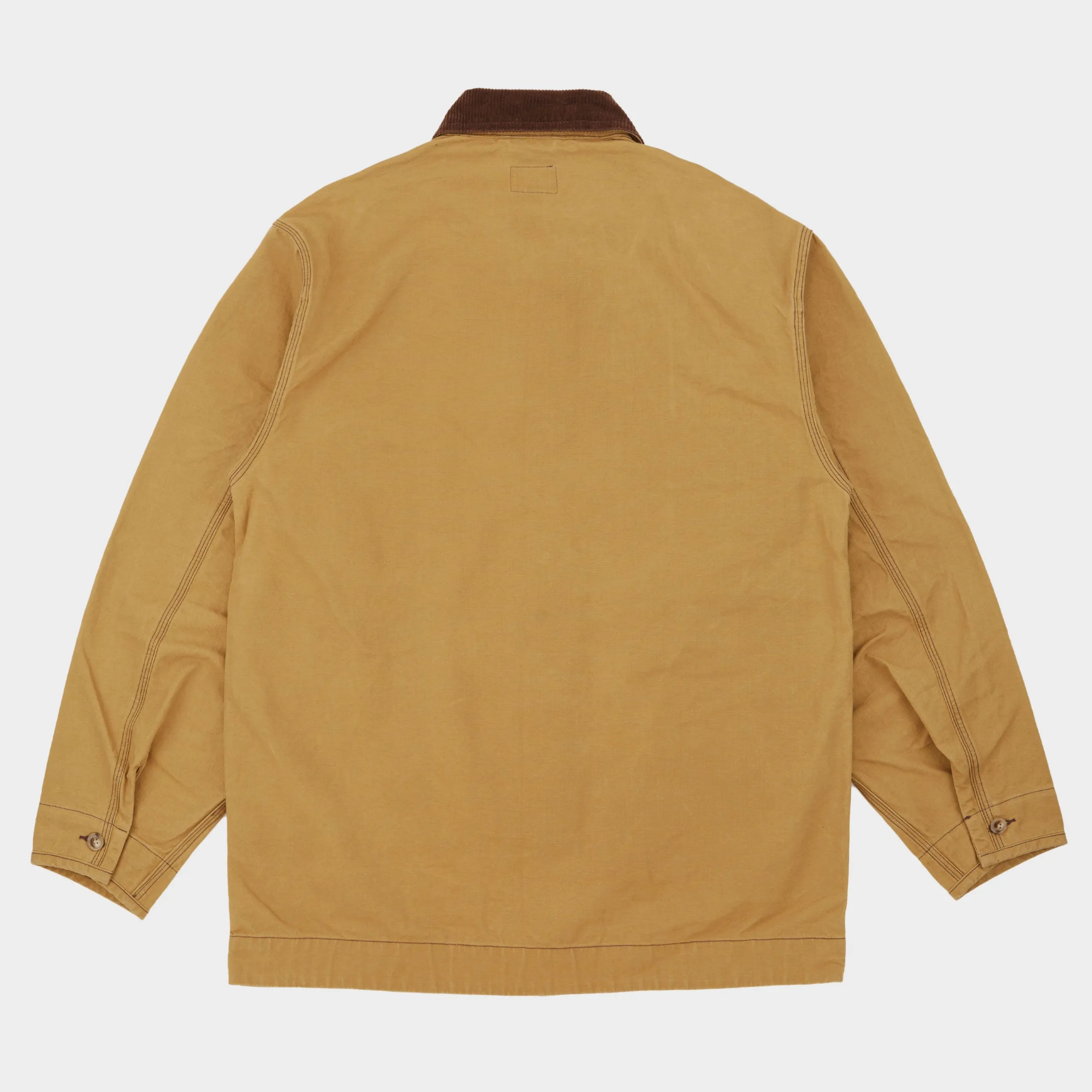 Waxed Cotton Canvas Barn Jacket in Hay sold by Gardenheir product image thumbnail 3