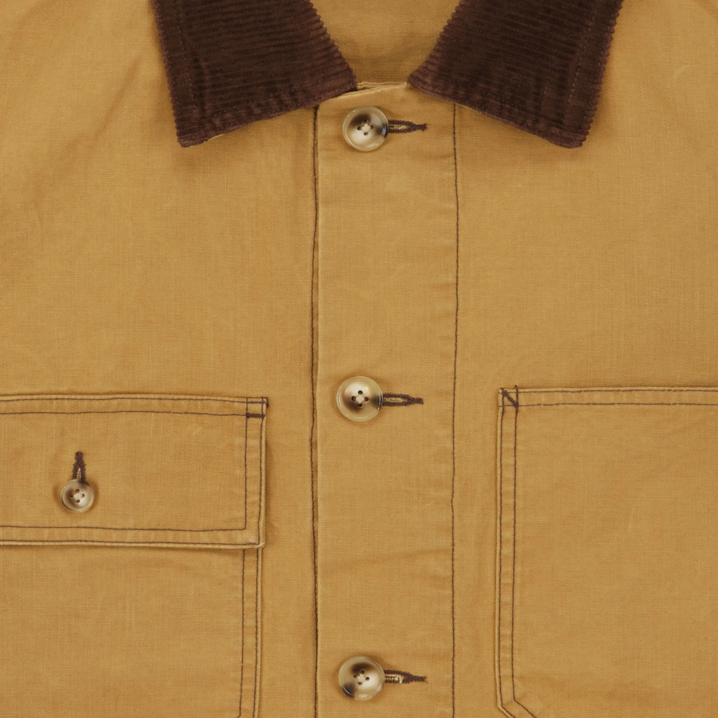 Waxed Cotton Canvas Barn Jacket in Hay sold by Gardenheir product image thumbnail 4