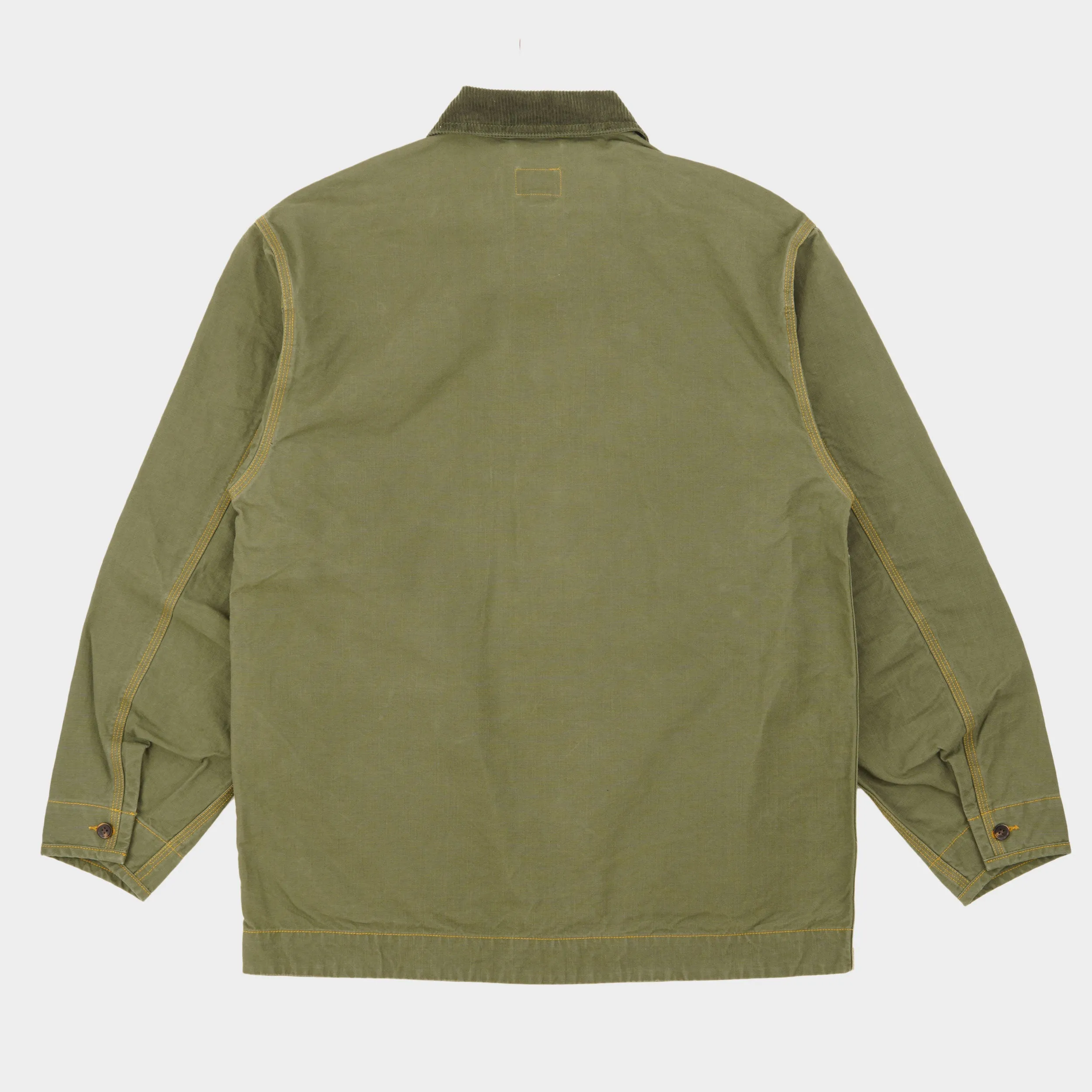 Waxed Cotton Canvas Barn Jacket in Moss sold by Gardenheir product image thumbnail 3