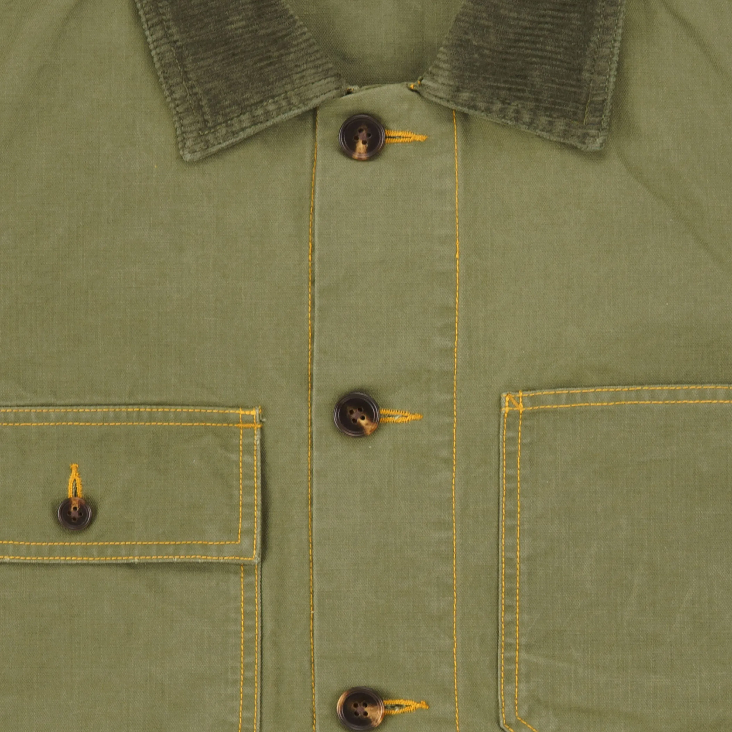 Waxed Cotton Canvas Barn Jacket in Moss sold by Gardenheir product image thumbnail 4