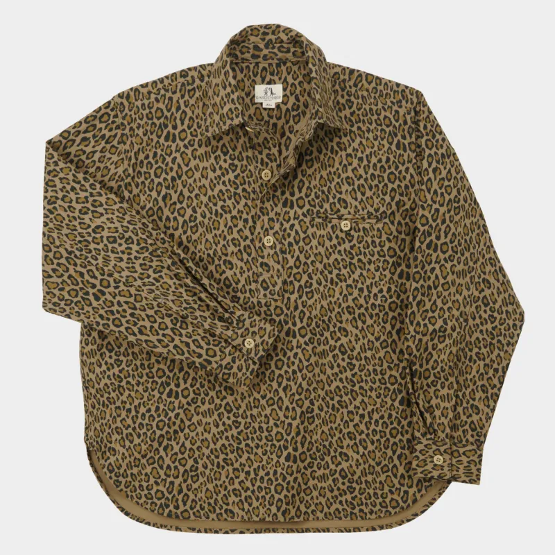 Japanese Cotton Twill Gardening Smock No. 2 in Fauna Camo sold by Gardenheir