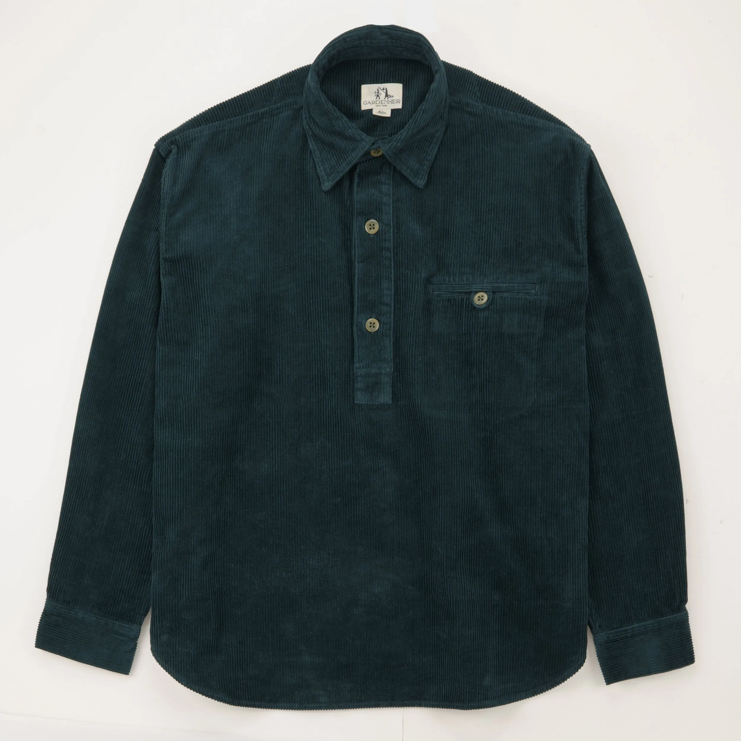 Japanese Cotton Corduroy Gardening Smock No. 2 in Lagoon sold by Gardenheir product image thumbnail 2
