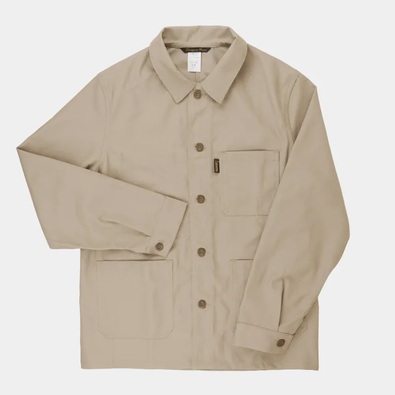Le Laboureur Work Jacket in Beige made by Le Laboureur
