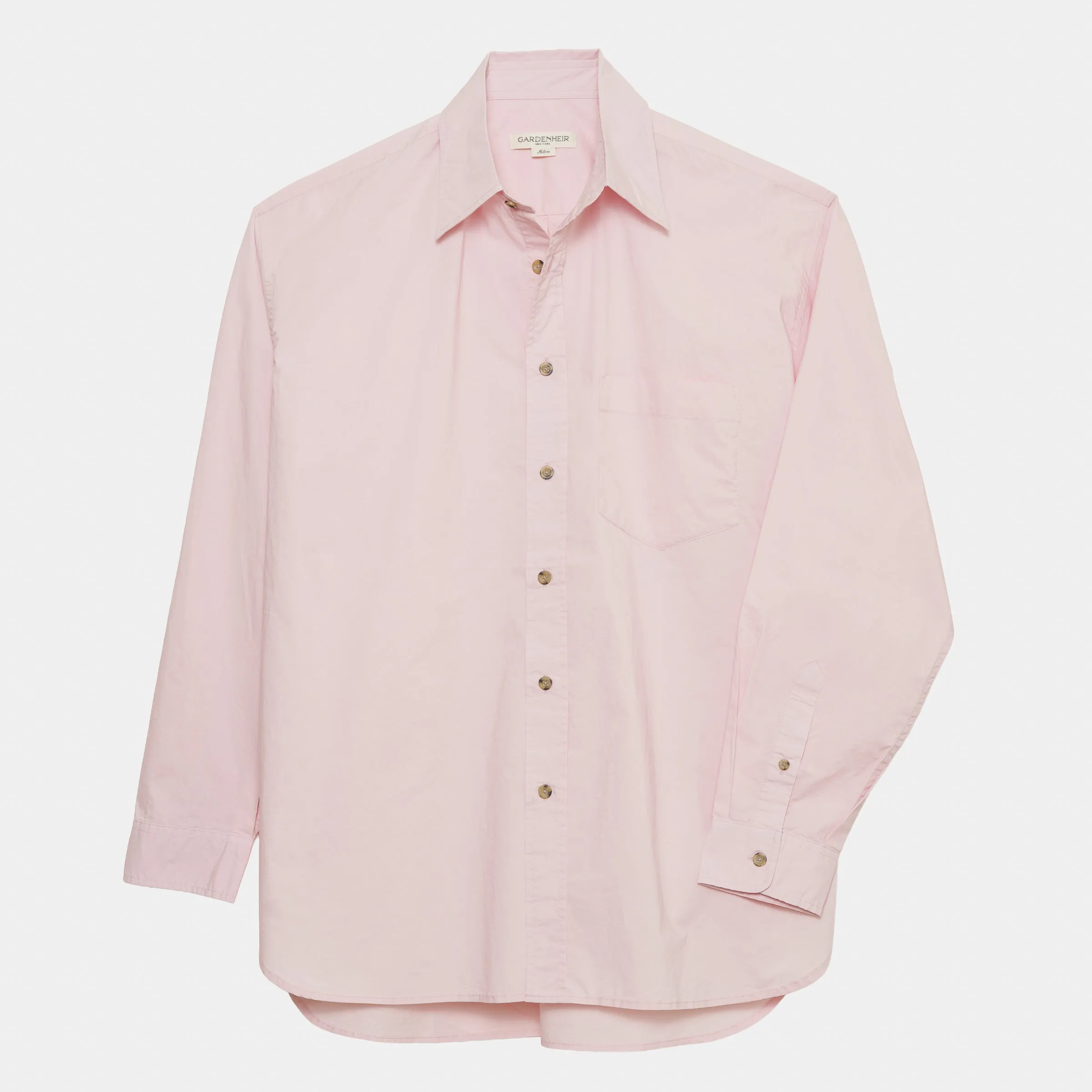Japanese Typewriter Cotton Gardening Chemise in Peony sold by Gardenheir