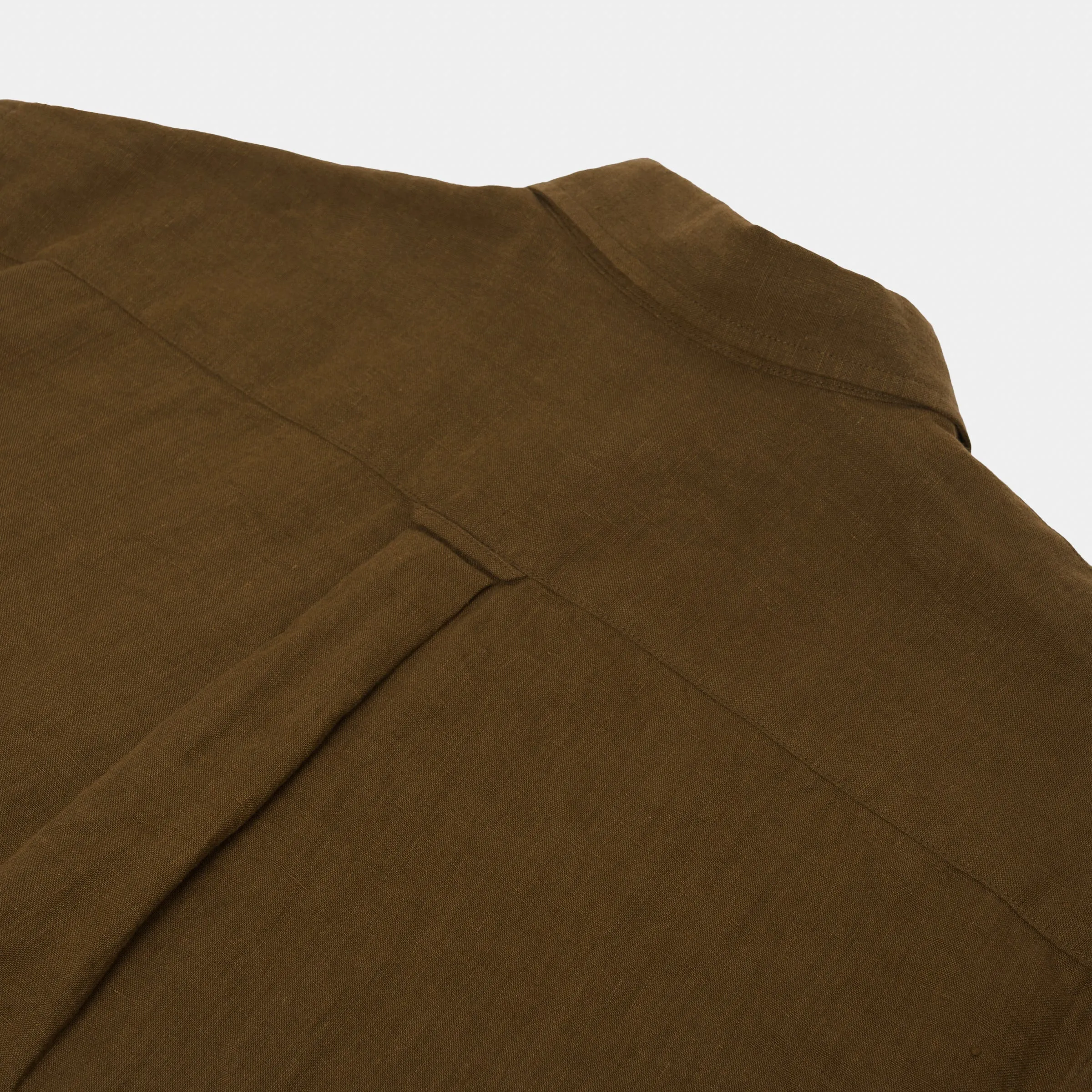 Washed Linen Gardening Chemise in Olive sold by Gardenheir product image thumbnail 3