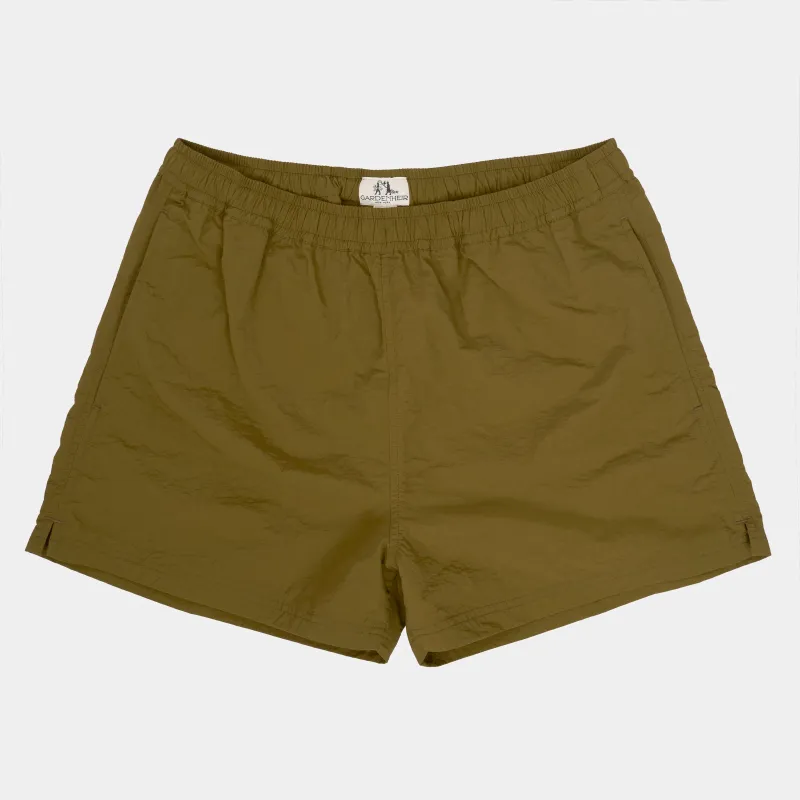 Crinkle Sport Short in Kelp made by Gardenheir