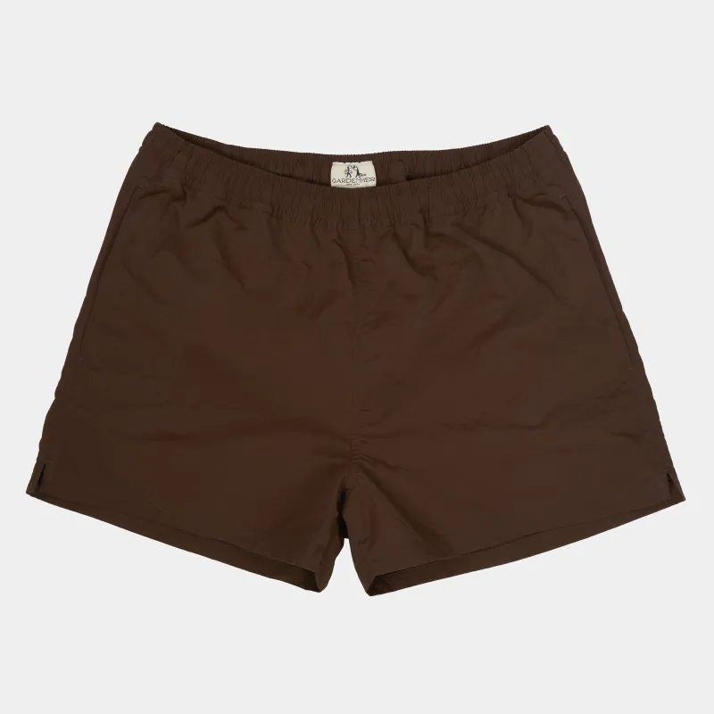 Crinkle Sport Short in Mud made by Gardenheir