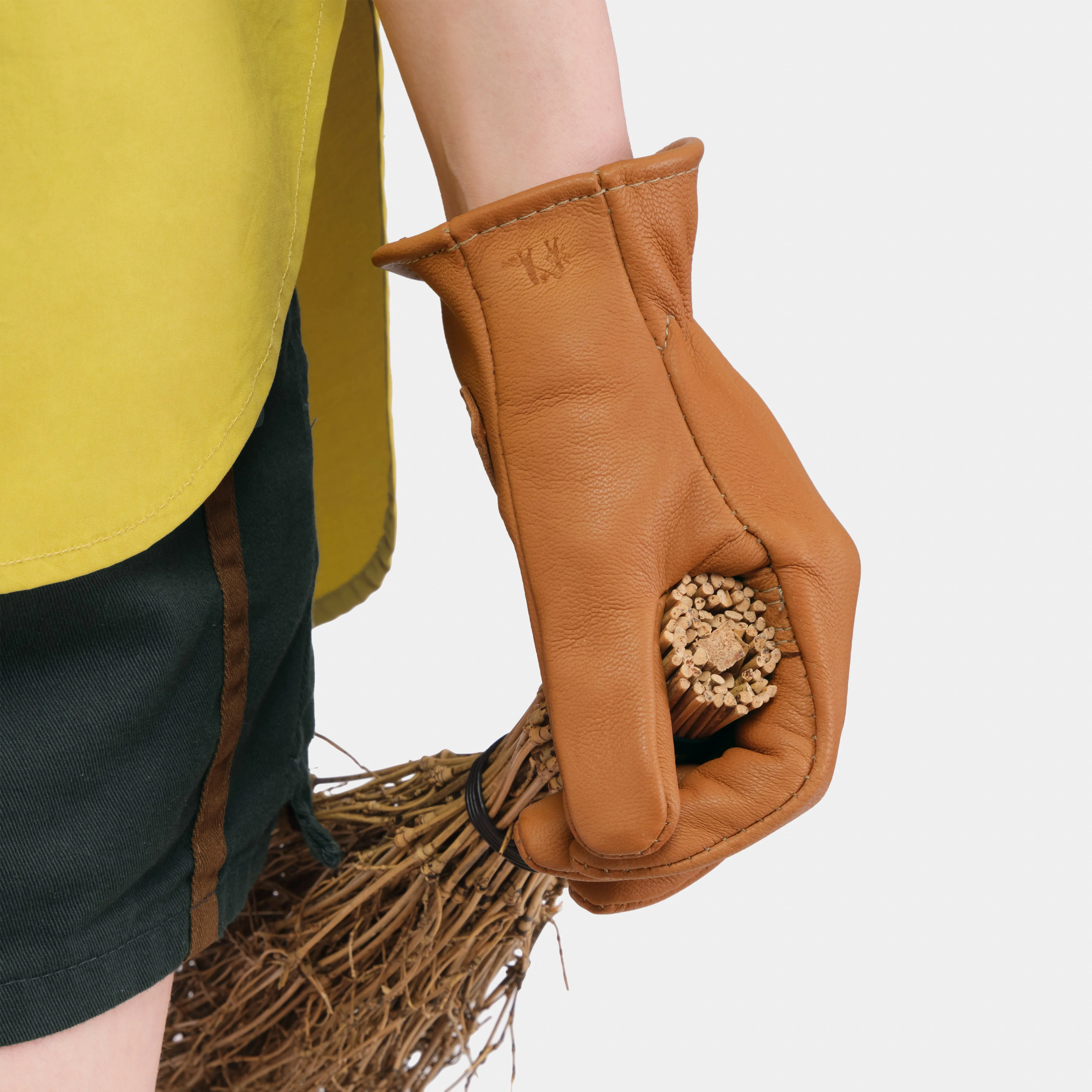American Goatskin Garden Gloves with Reinforced Palm sold by Gardenheir product image thumbnail 2