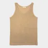 Cotton Mesh Tank Top in Wheat sold by Gardenheir