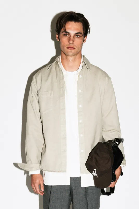 Beachwood Western Denim Shirt  |  Porcelain Green sold by California Arts