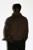 Terrace Suede Collar Harrington Jacket | Chocolate Brown sold by California Arts