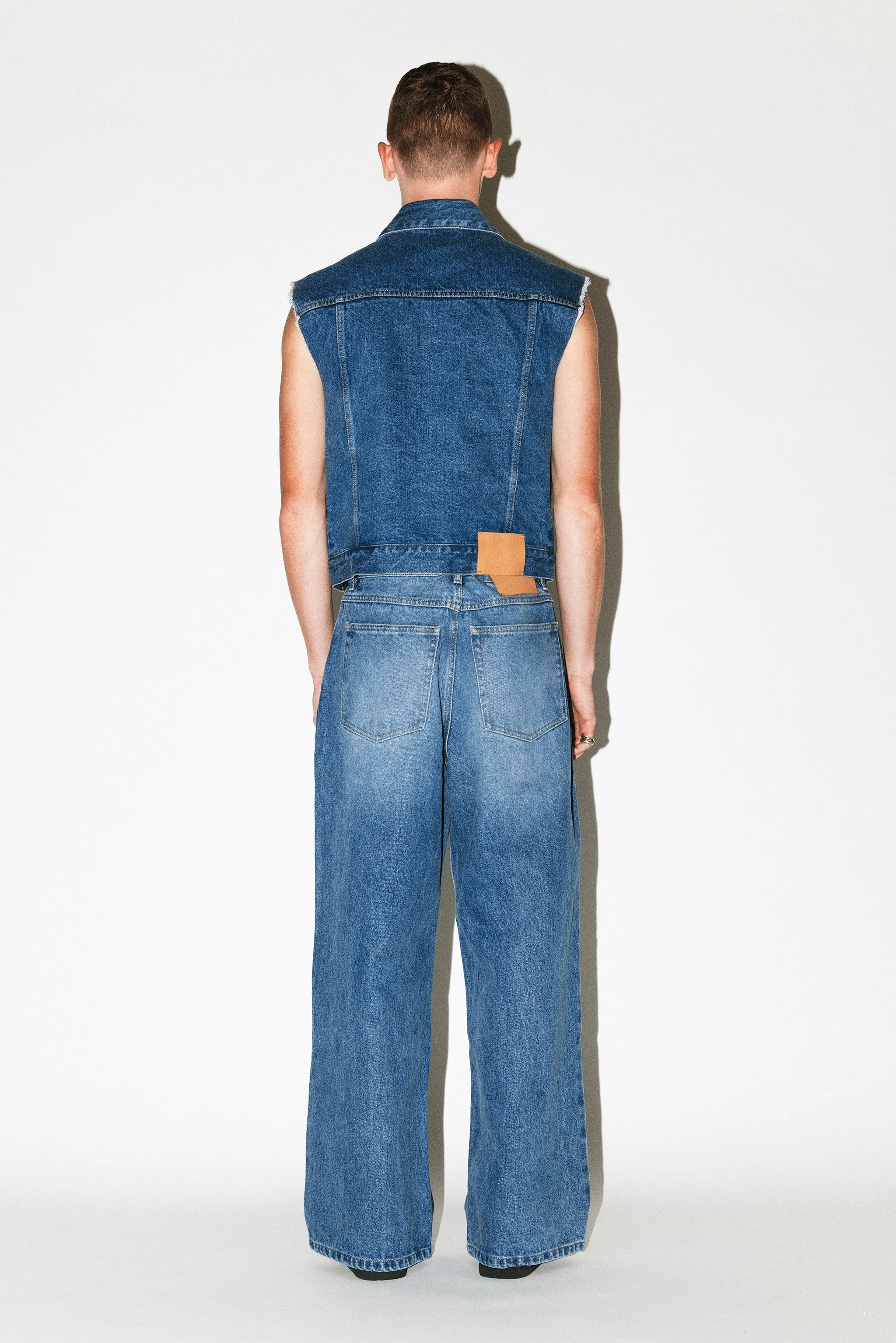 Laurel Relaxed Wide-Leg Jeans  |  Vintage Blue sold by California Arts product image thumbnail 5