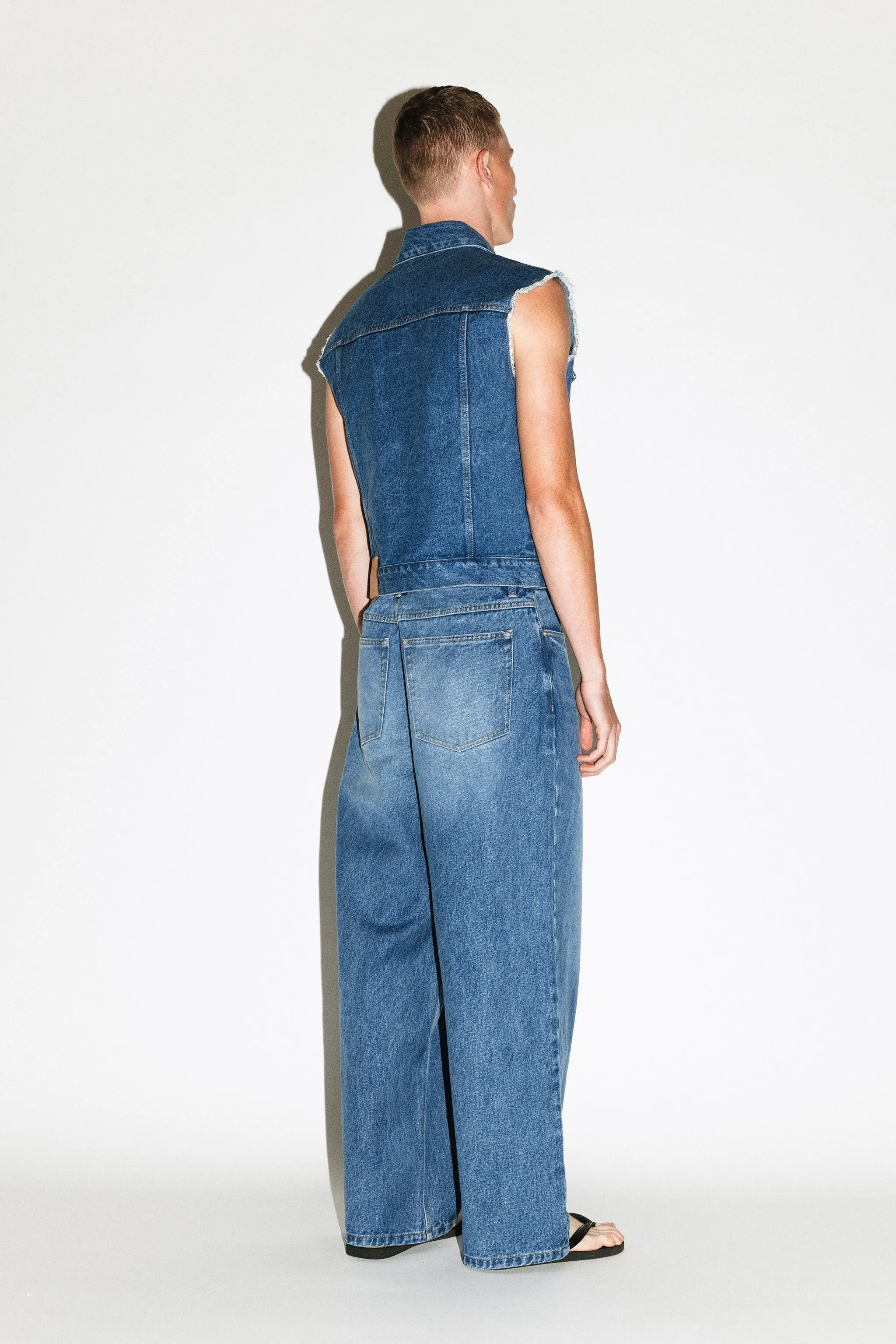 Laurel Relaxed Wide-Leg Jeans  |  Vintage Blue sold by California Arts product image thumbnail 4
